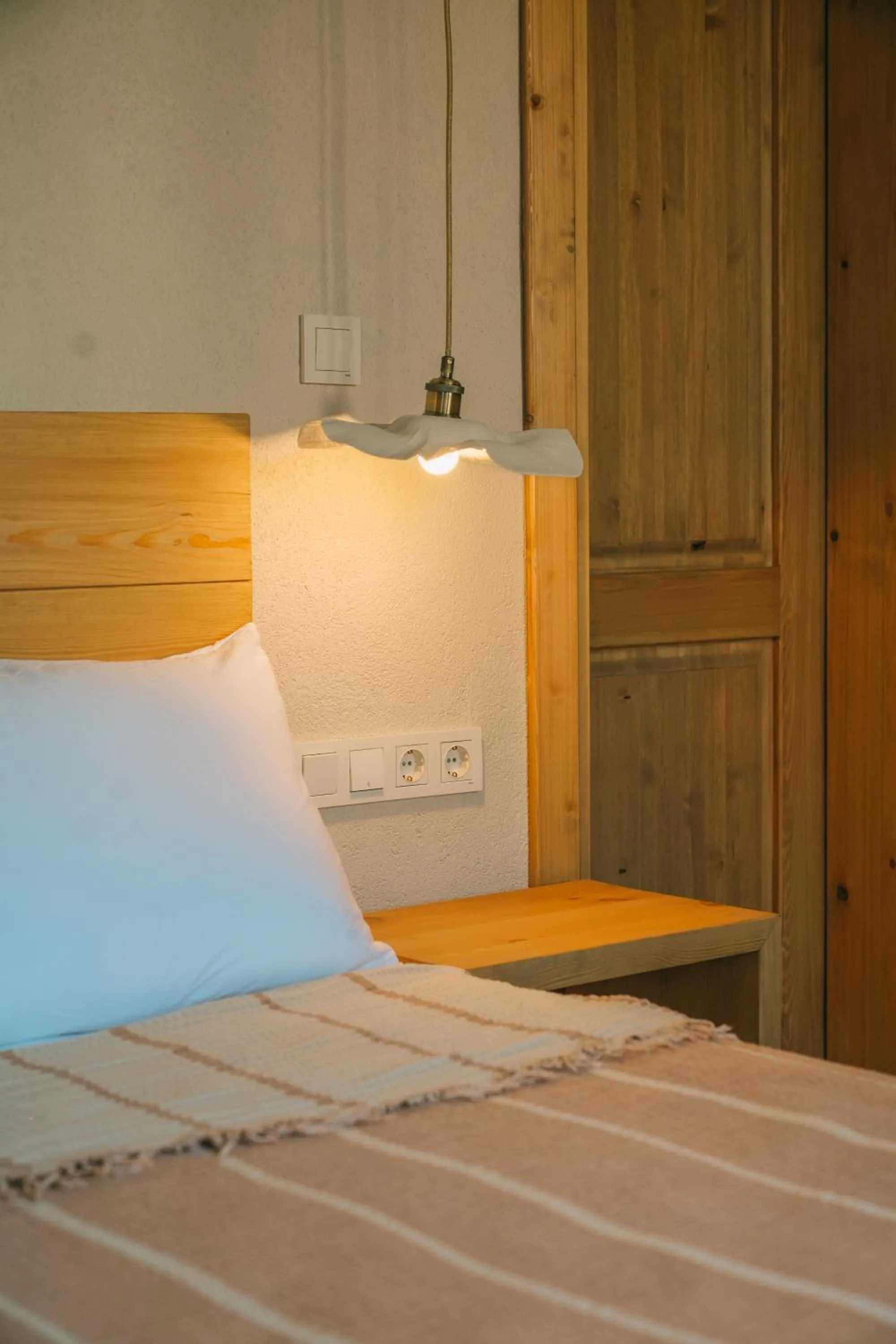 Bed in Nephos Beach Hotel