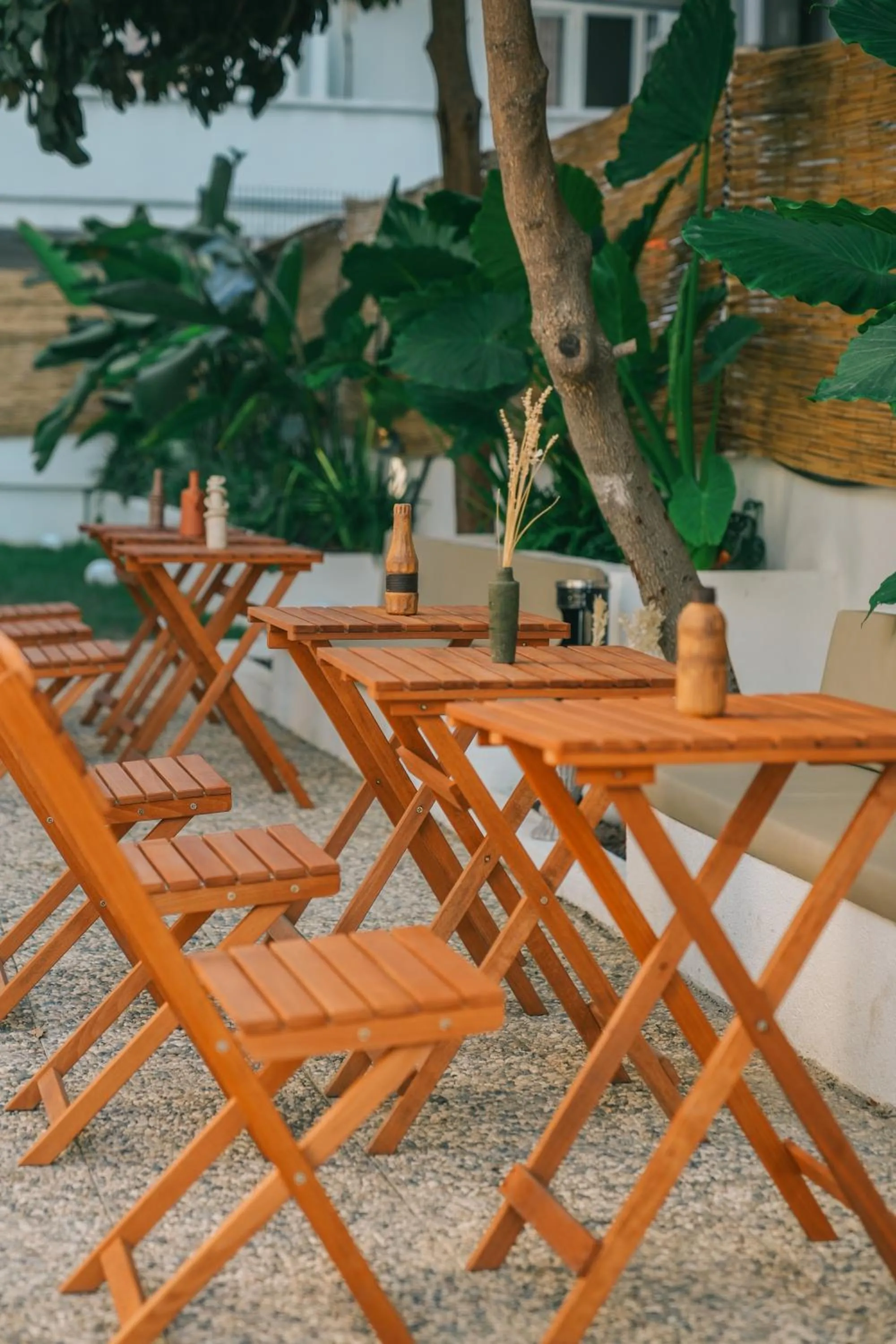 Seating area in Nephos Beach Hotel