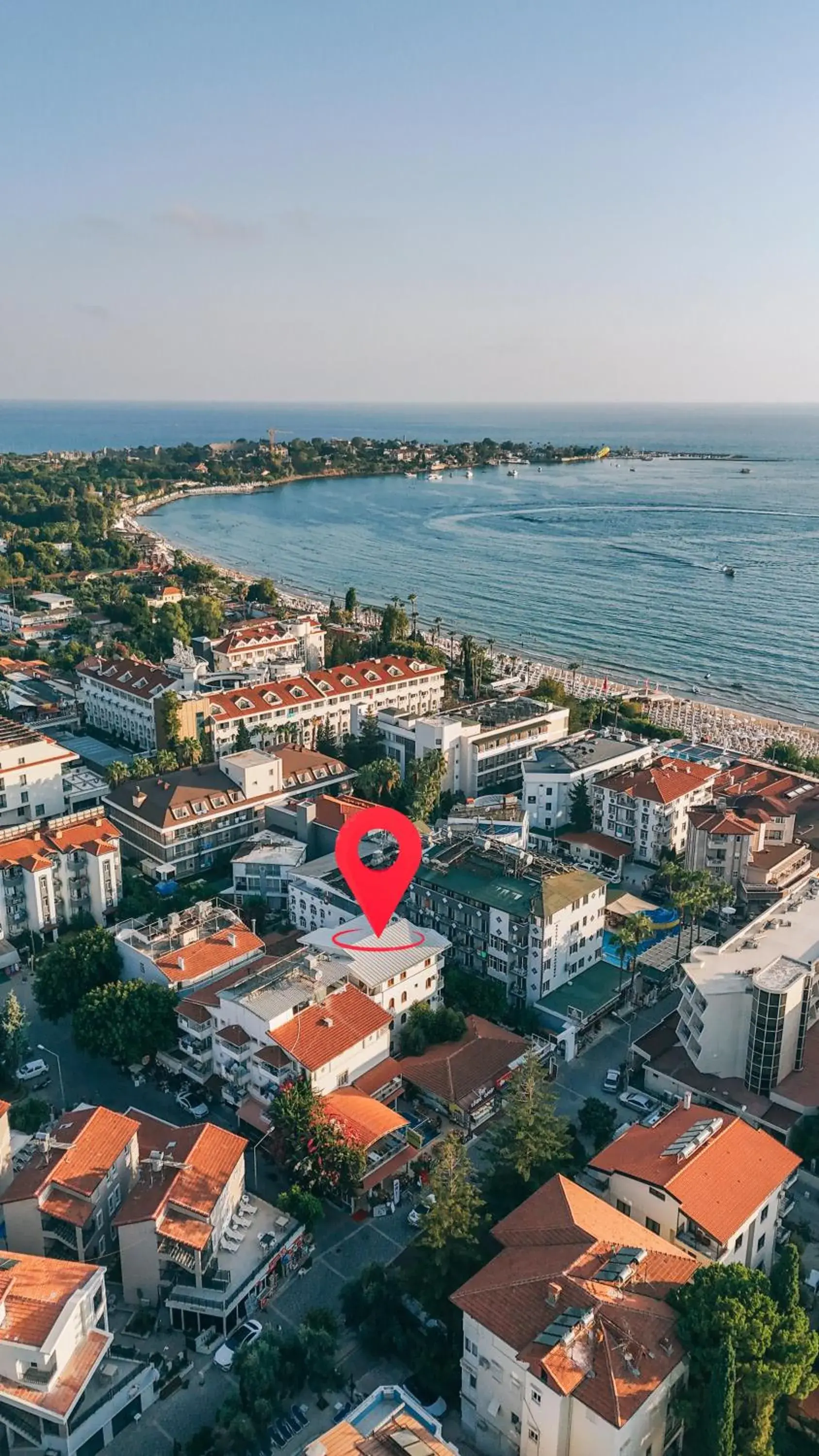 Bird's eye view in Nephos Beach Hotel Bird's eye view in Nephos Beach Hotel