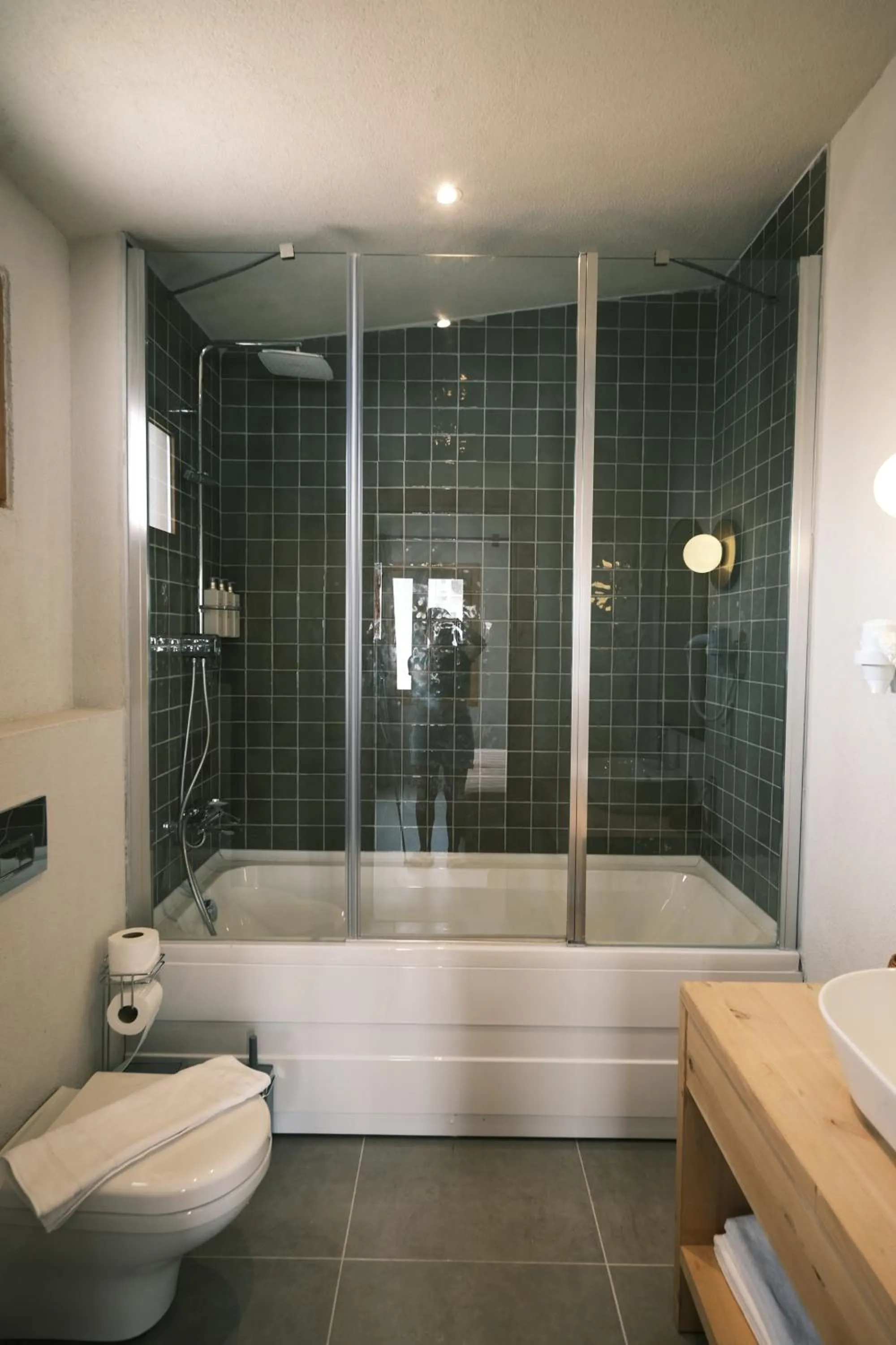 Toilet in Nephos Beach Hotel