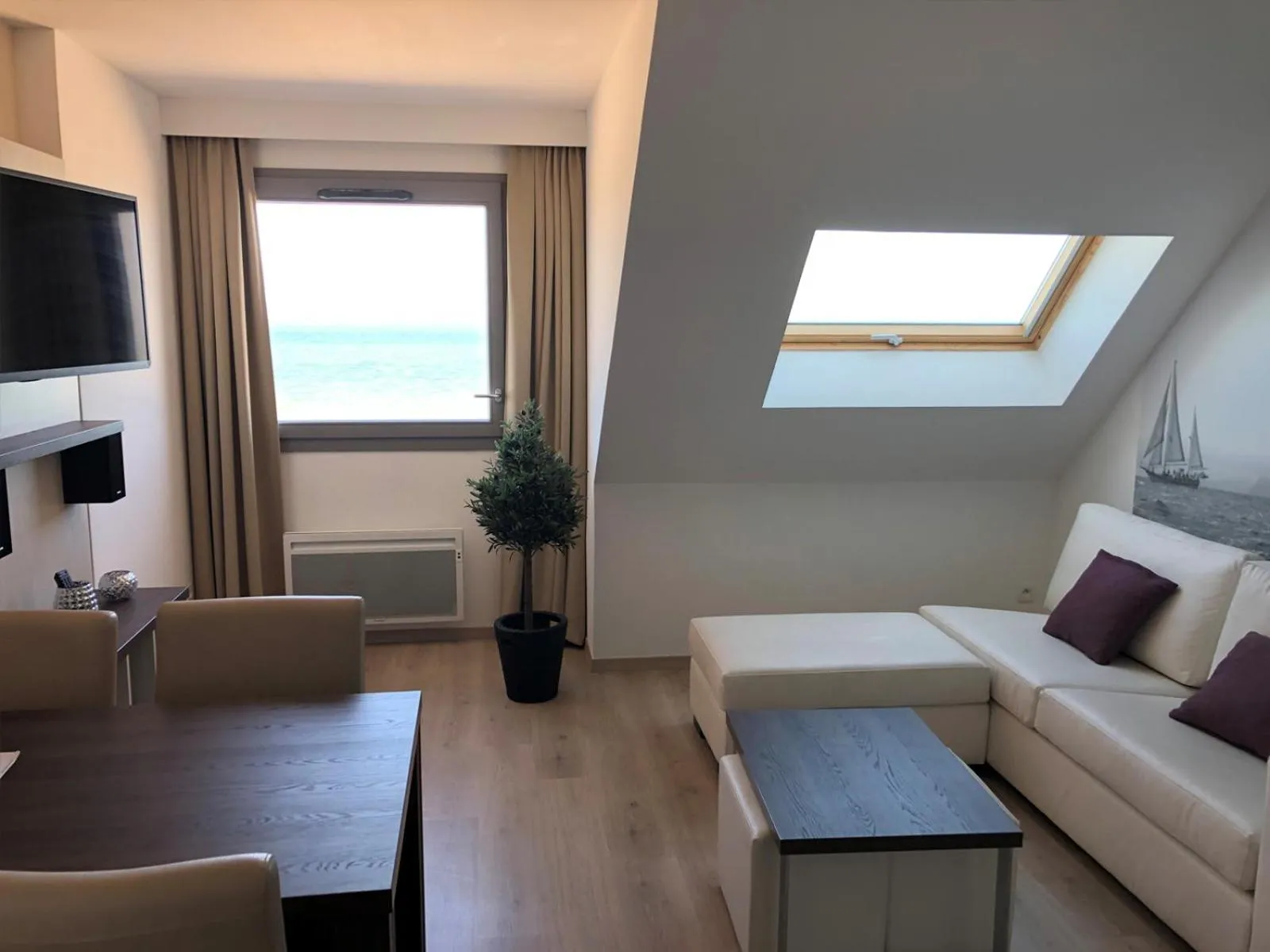 Living room in Evancy Etoile de Mer