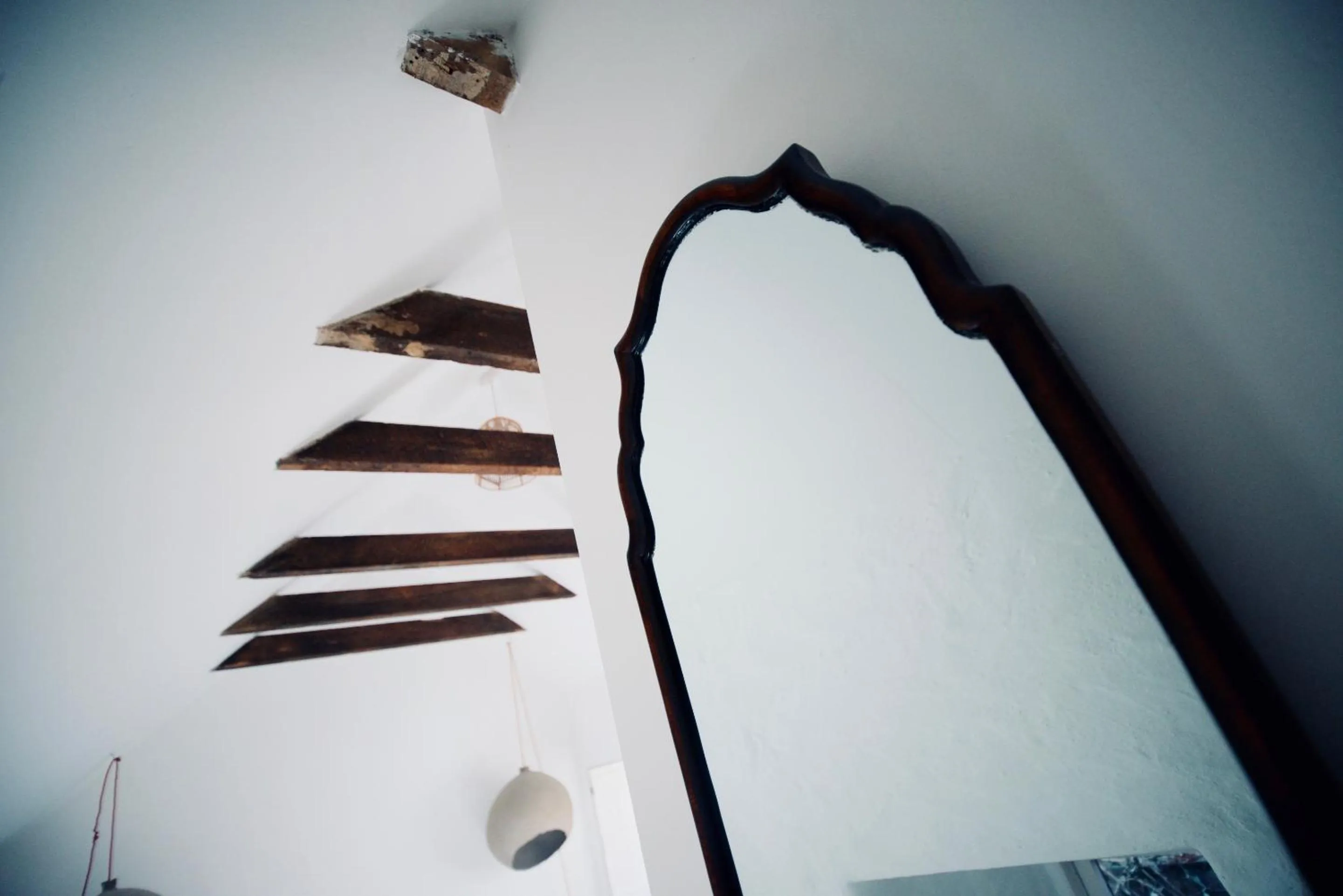 Bedroom in Wester Auchraw Longhouse Artful highland stay