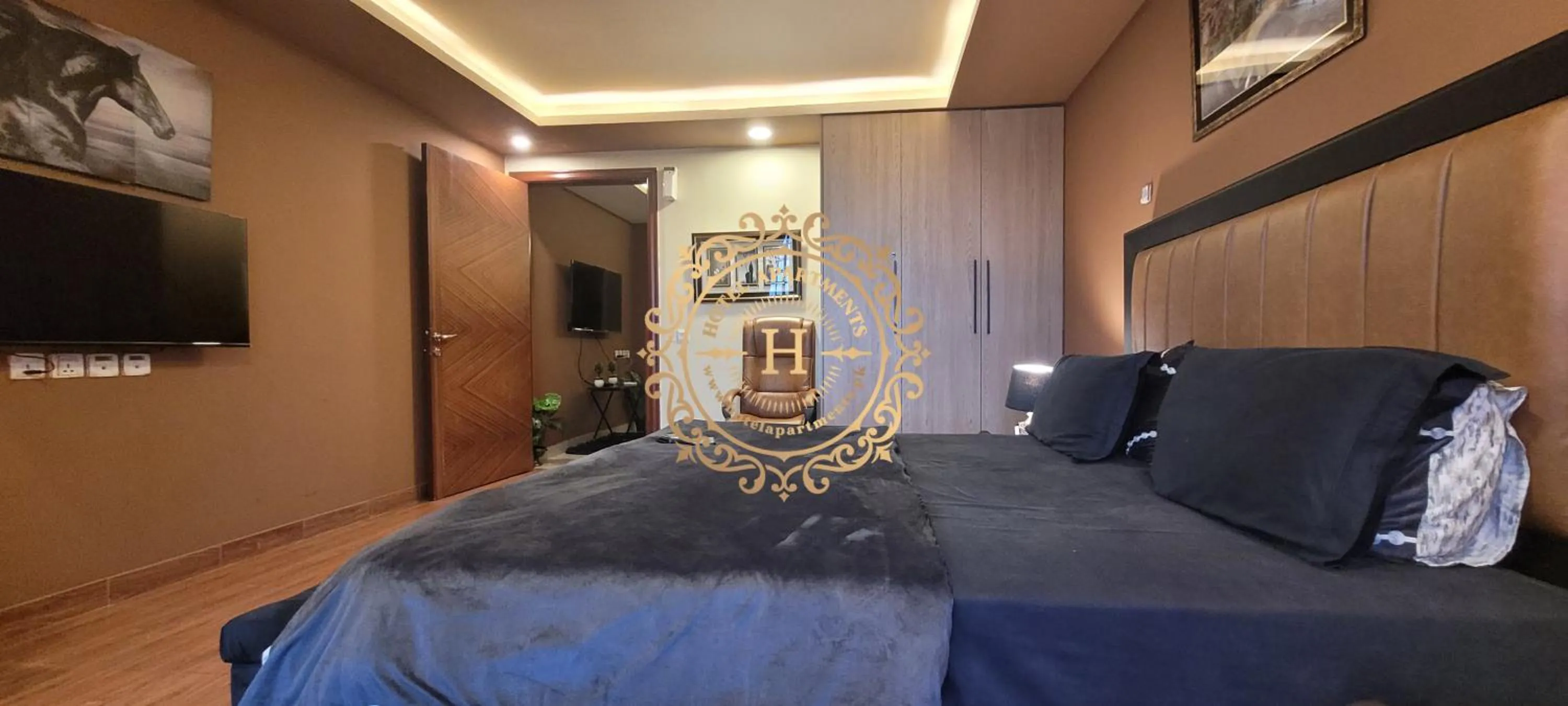Bed in Goldcrest Apartments