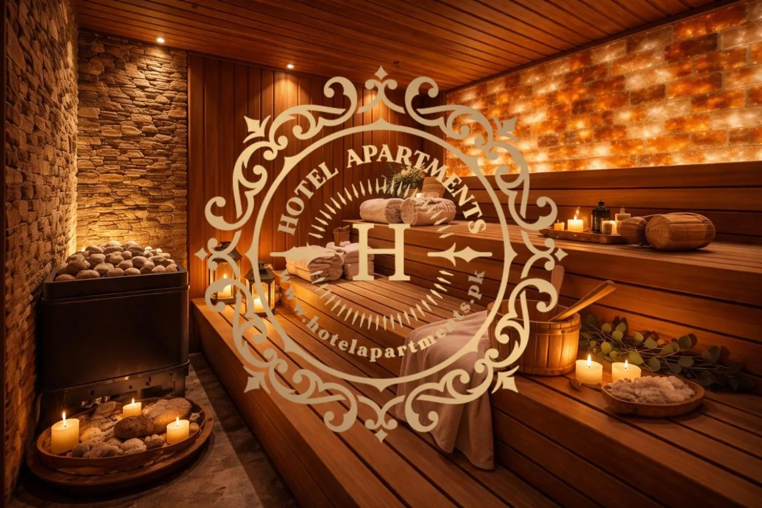 Spa and wellness centre/facilities in Goldcrest Apartments