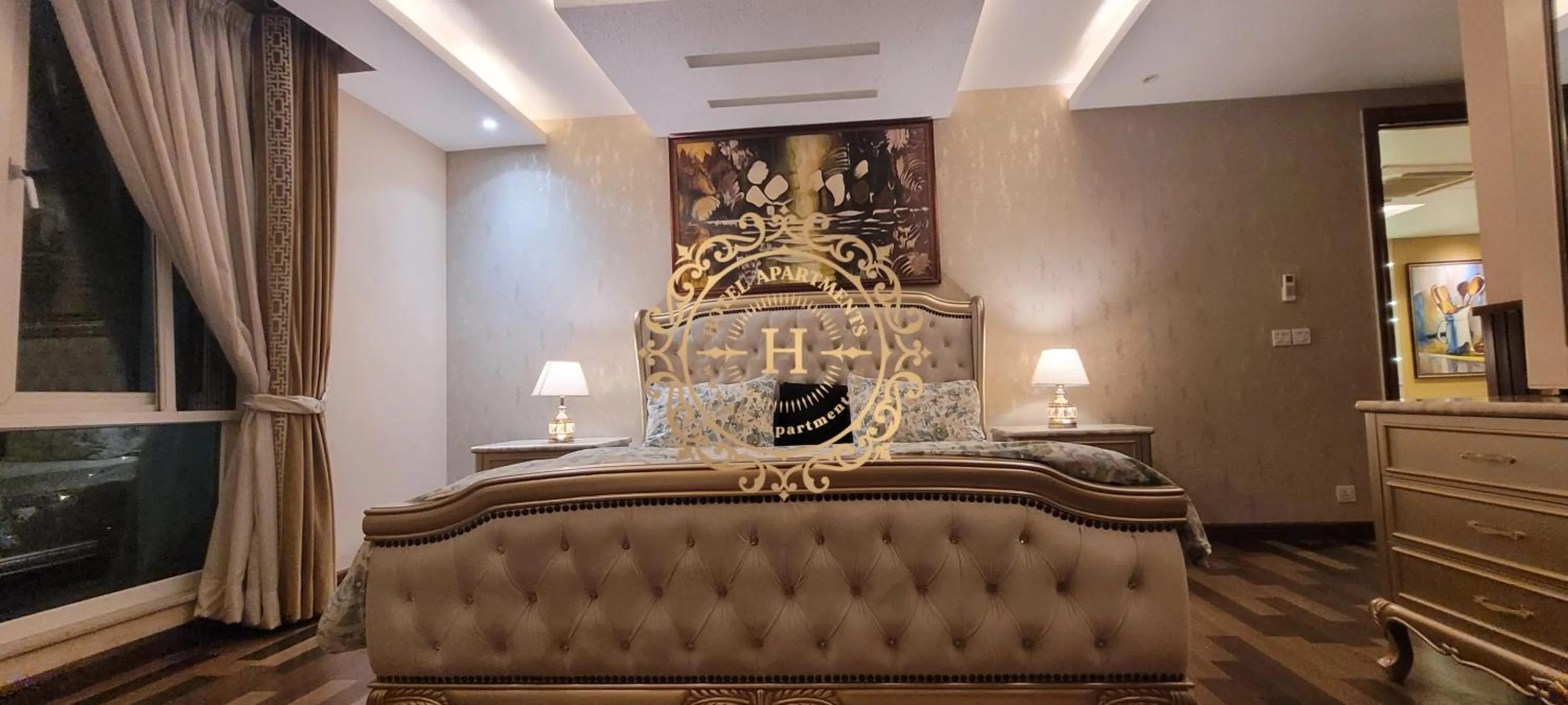 Bed in Goldcrest Apartments