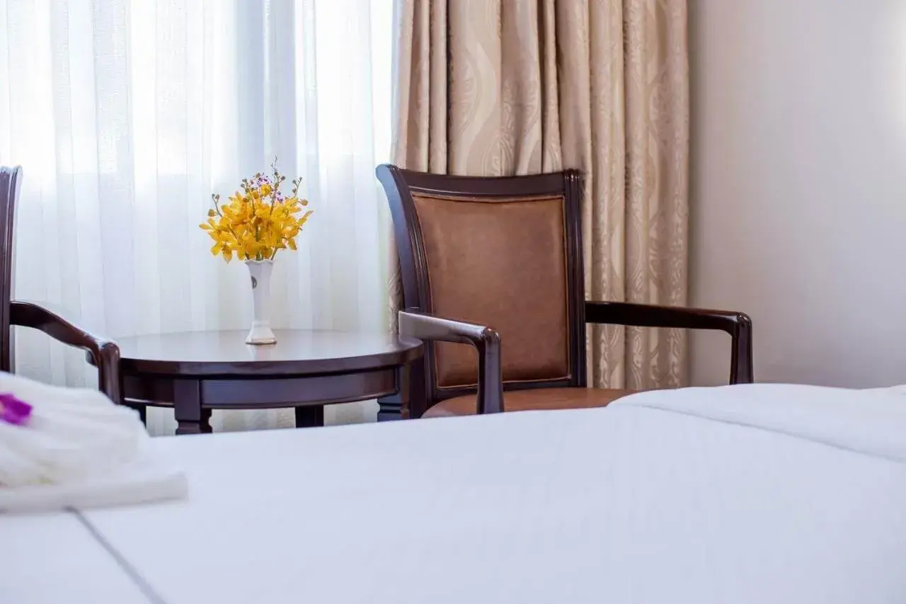 Photo of the whole room, Bed in Le President Hotel Photo of the whole room, Bed in Le President Hotel