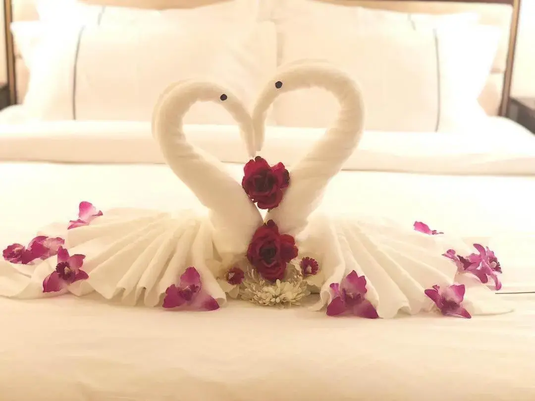 Bed in Le President Hotel Bed in Le President Hotel