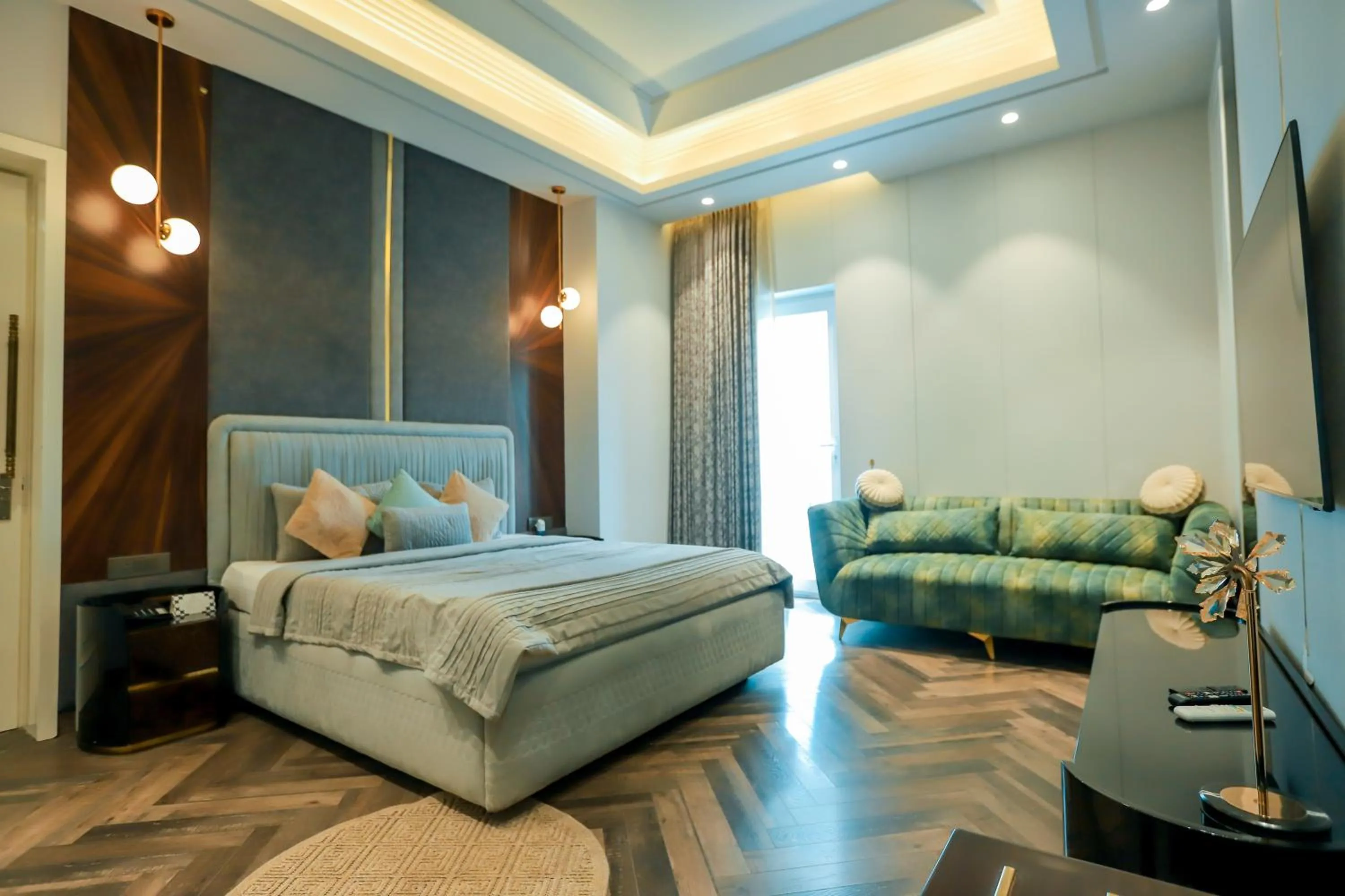 Bed in Bel-La Monde Hotel Chhattarpur South Delhi