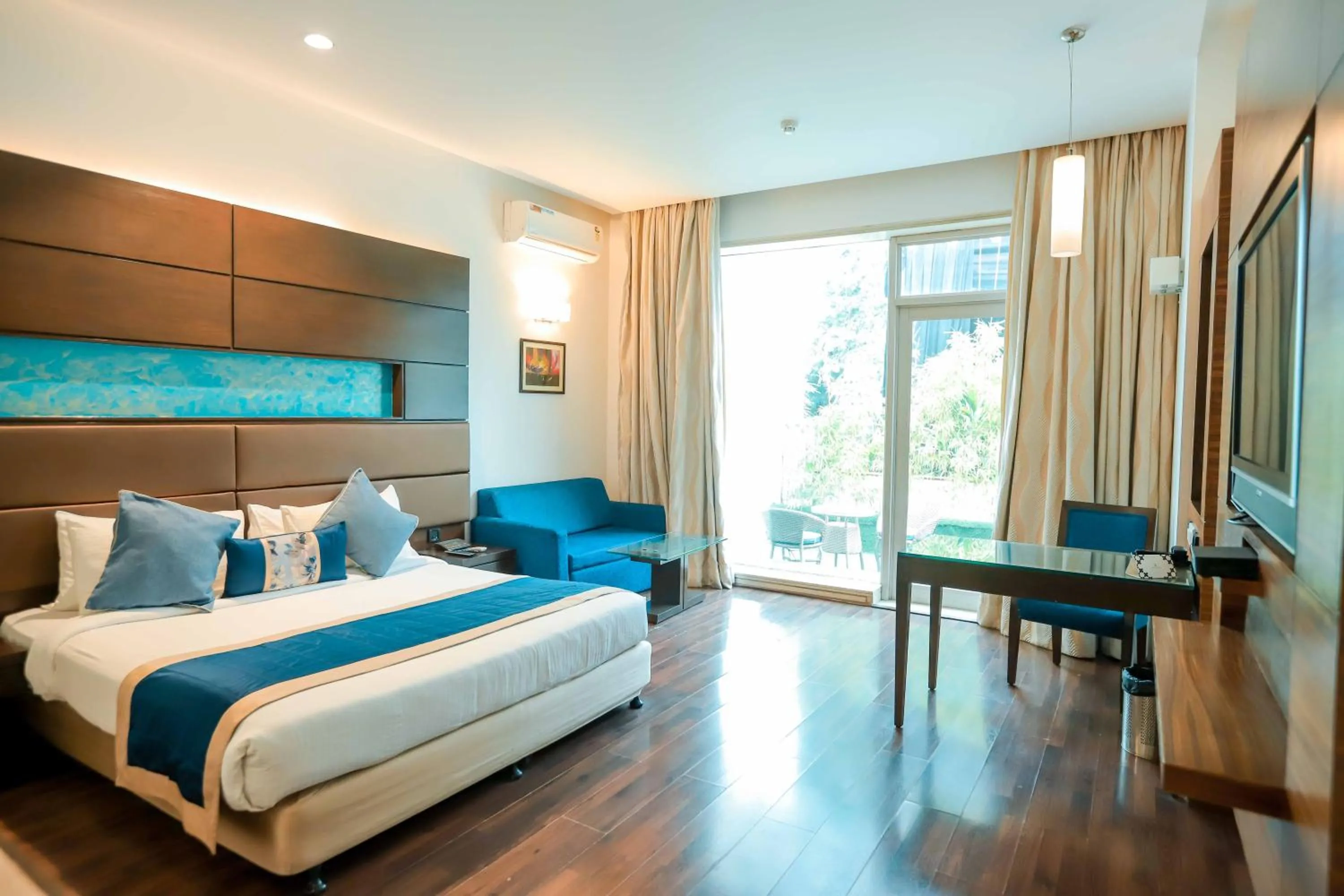 Bed in Bel-La Monde Hotel Chhattarpur South Delhi