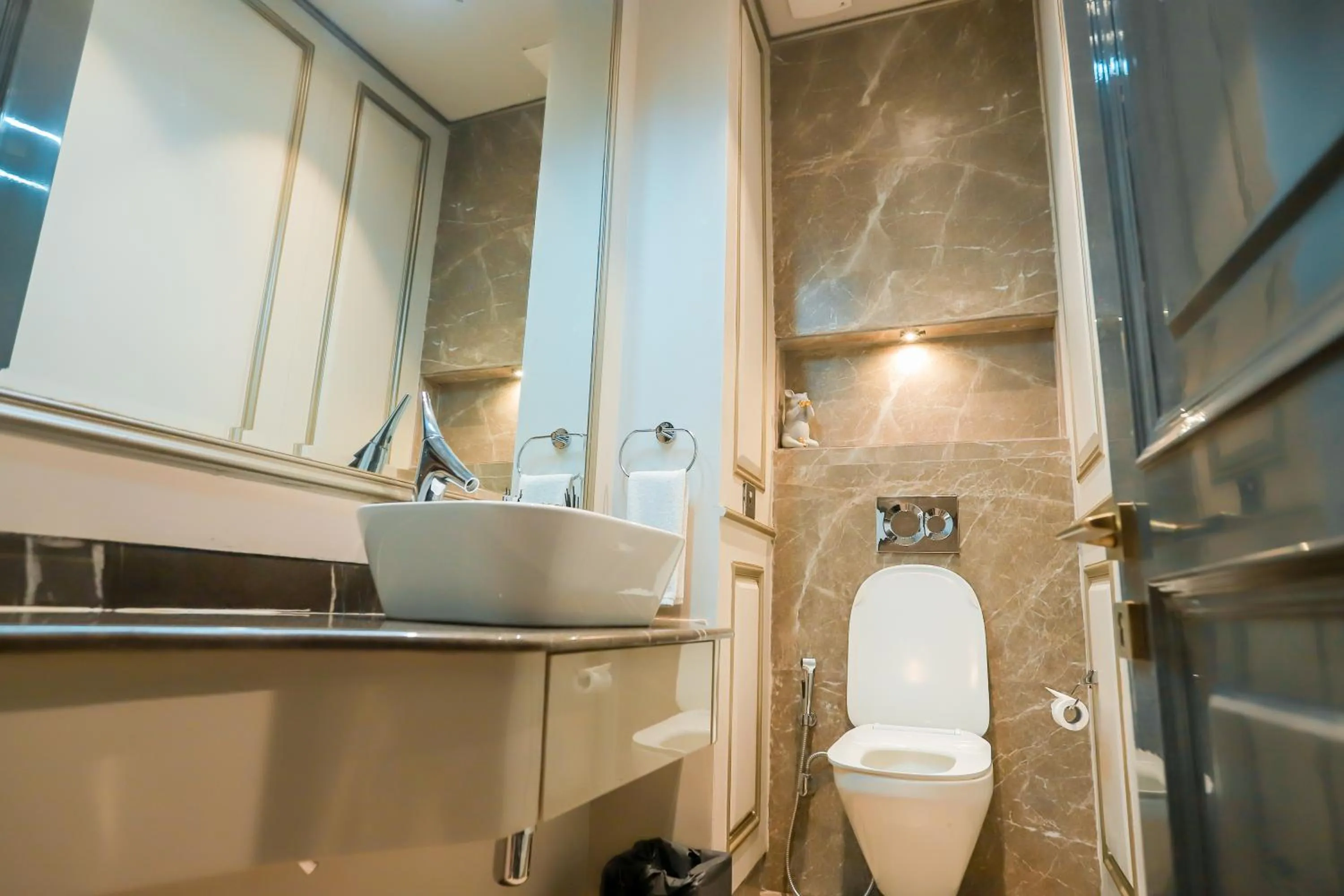 Toilet in Bel-La Monde Hotel Chhattarpur South Delhi