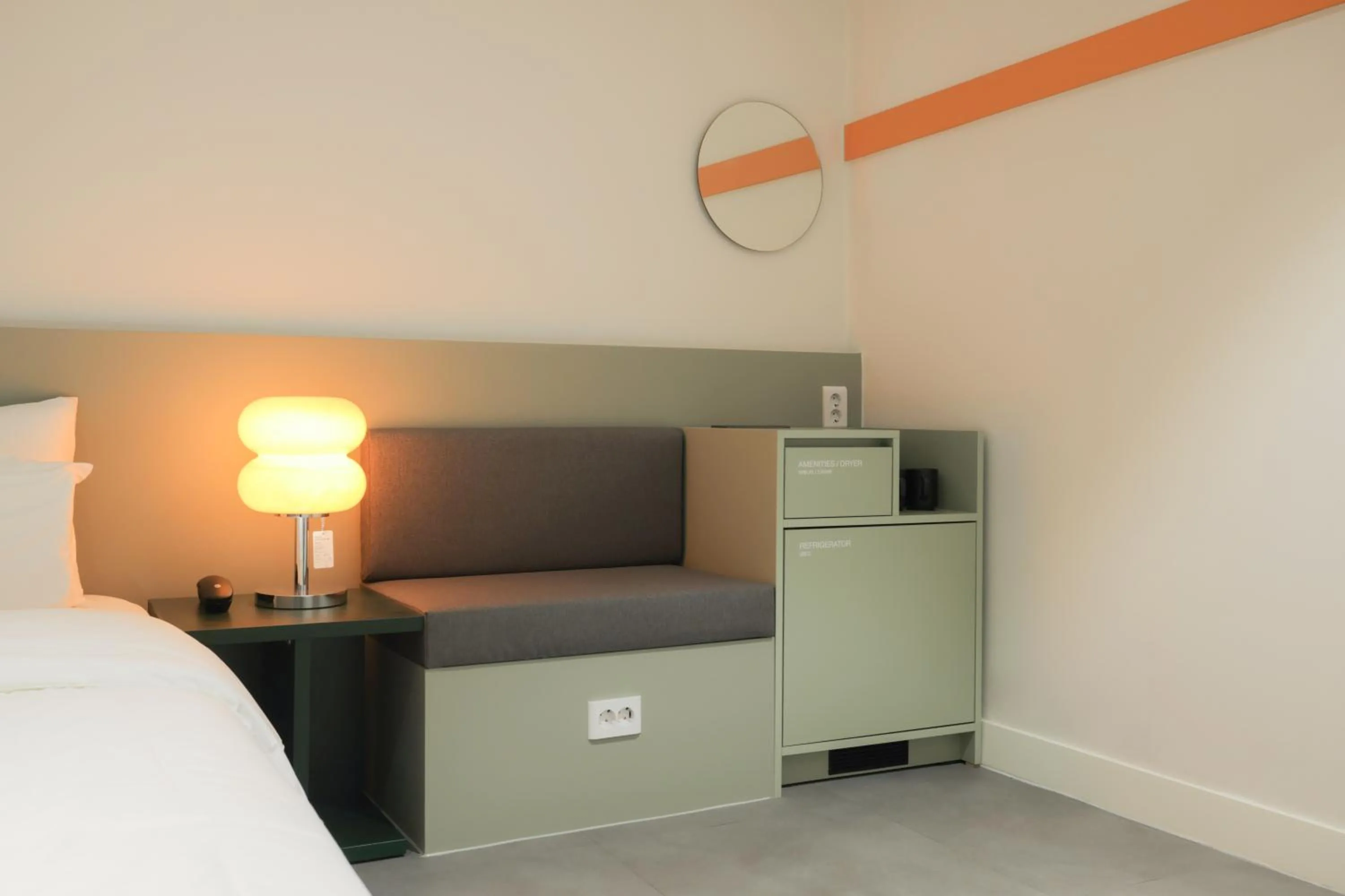Seating area, Bed in Time Terminal Hotel Daejeon 2nd by Anook