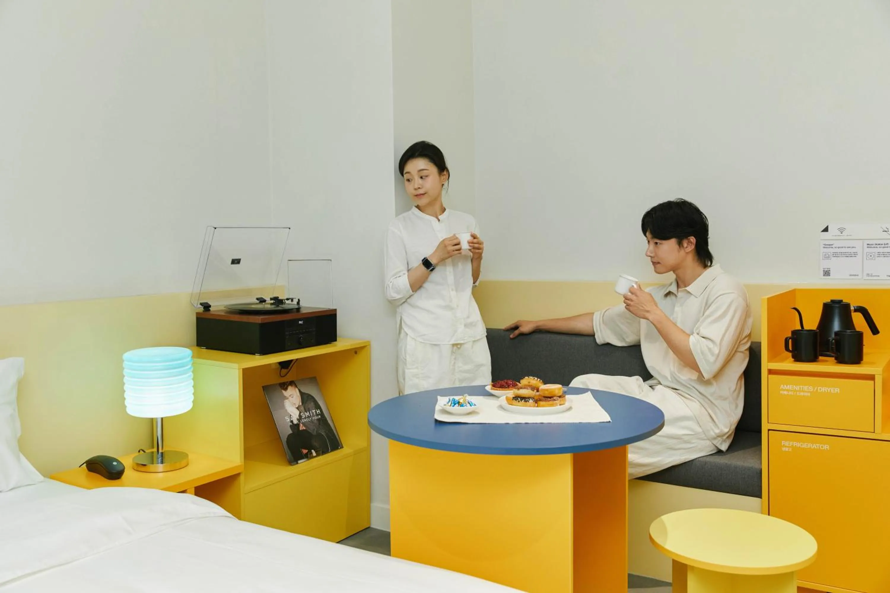 Seating area in Time Terminal Hotel Daejeon 2nd by Anook