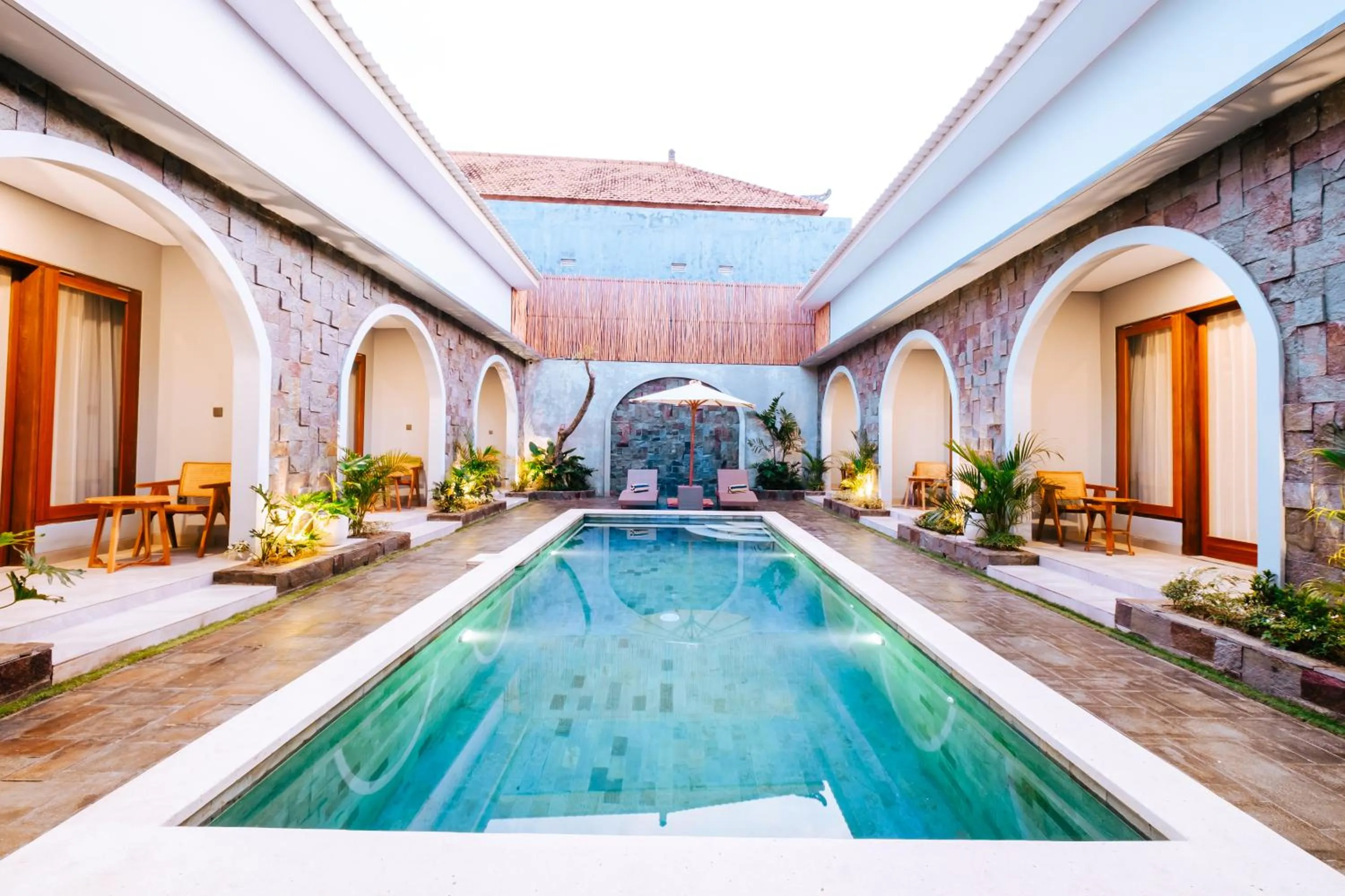 Swimming pool in Villa Koura Kuta