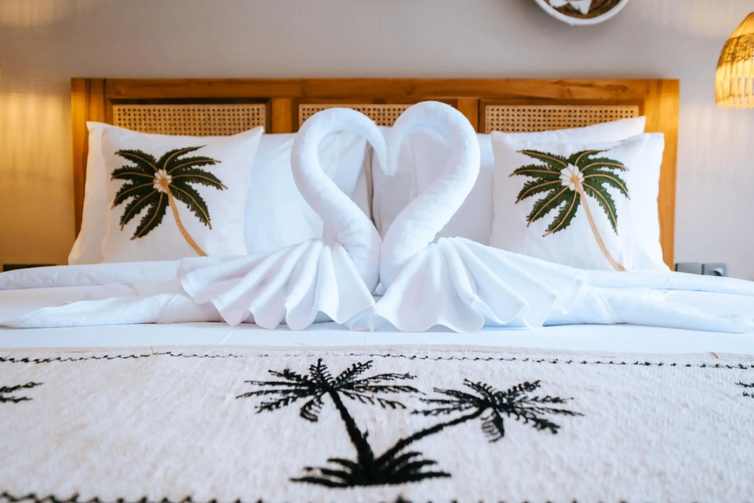 Bed in Villa Koura Tuban Bed in Villa Koura Tuban