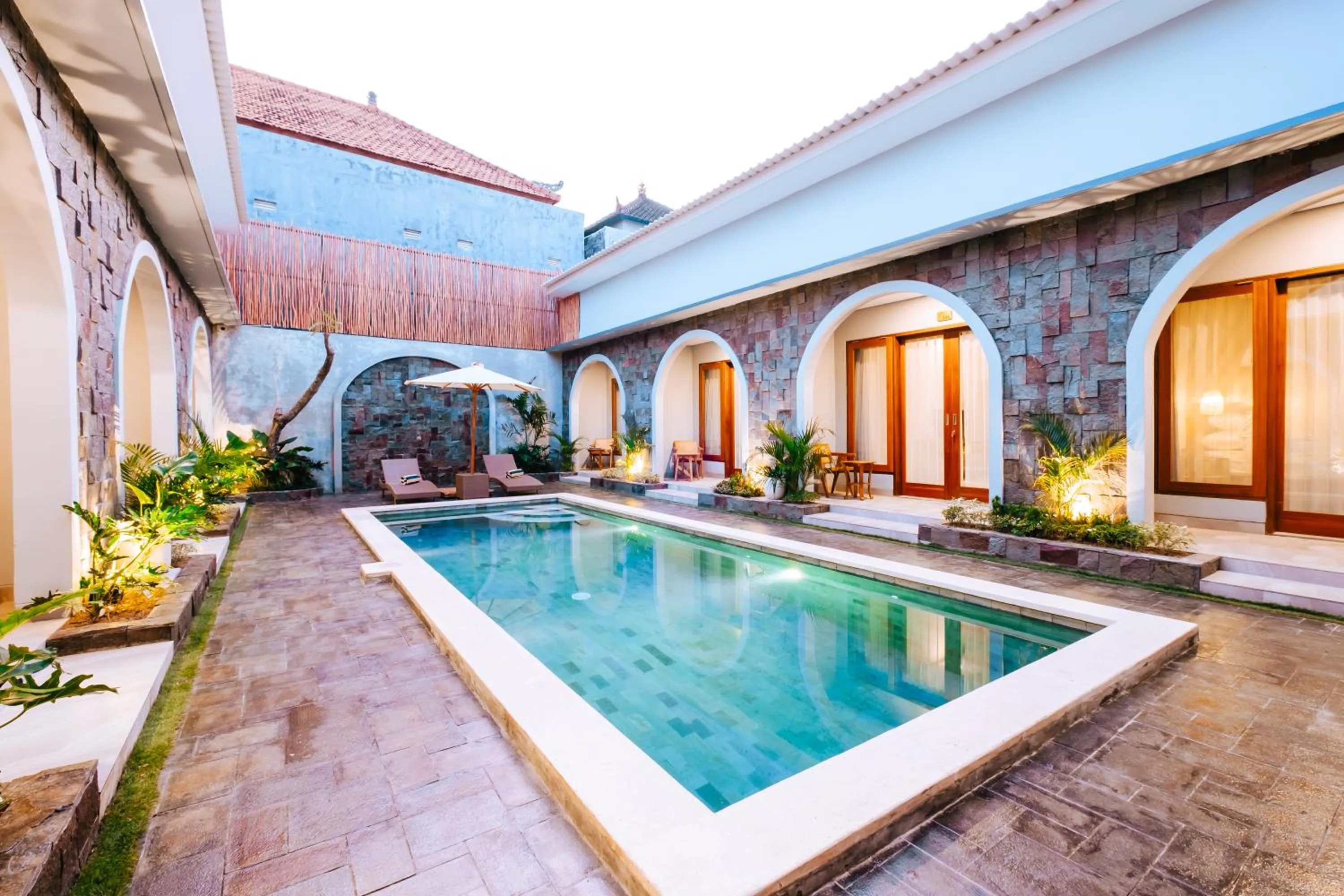 Swimming pool in Villa Koura Kuta