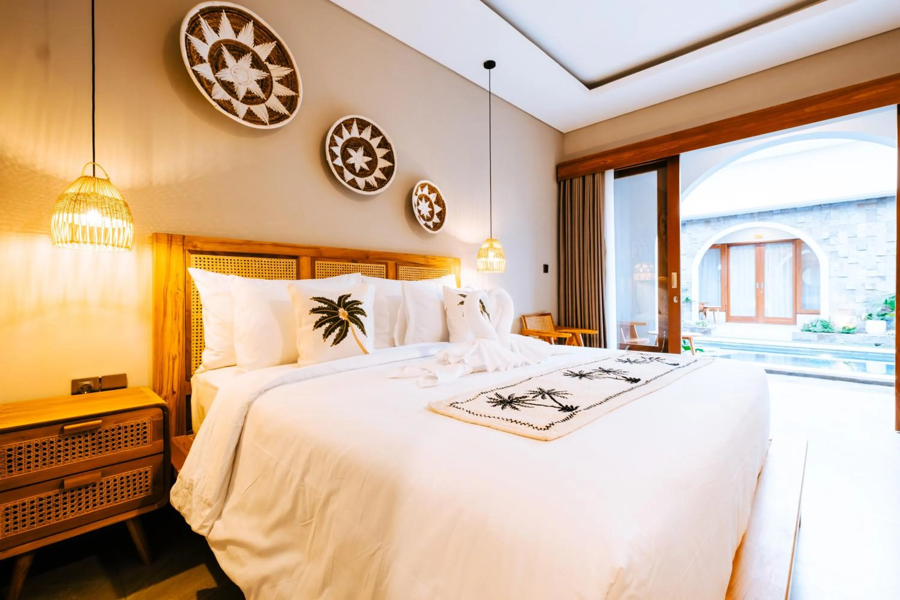 Bed in Villa Koura Kuta