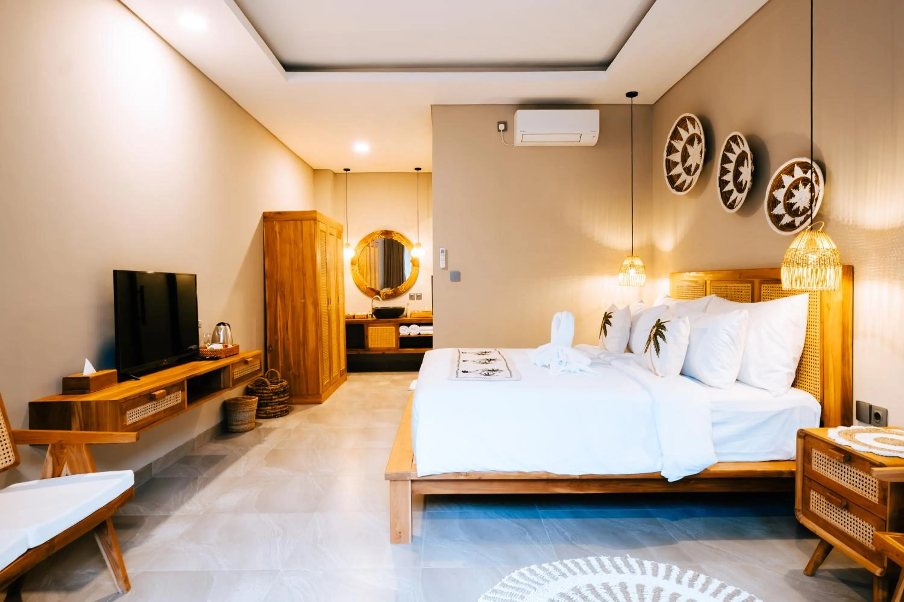 Bed in Villa Koura Kuta