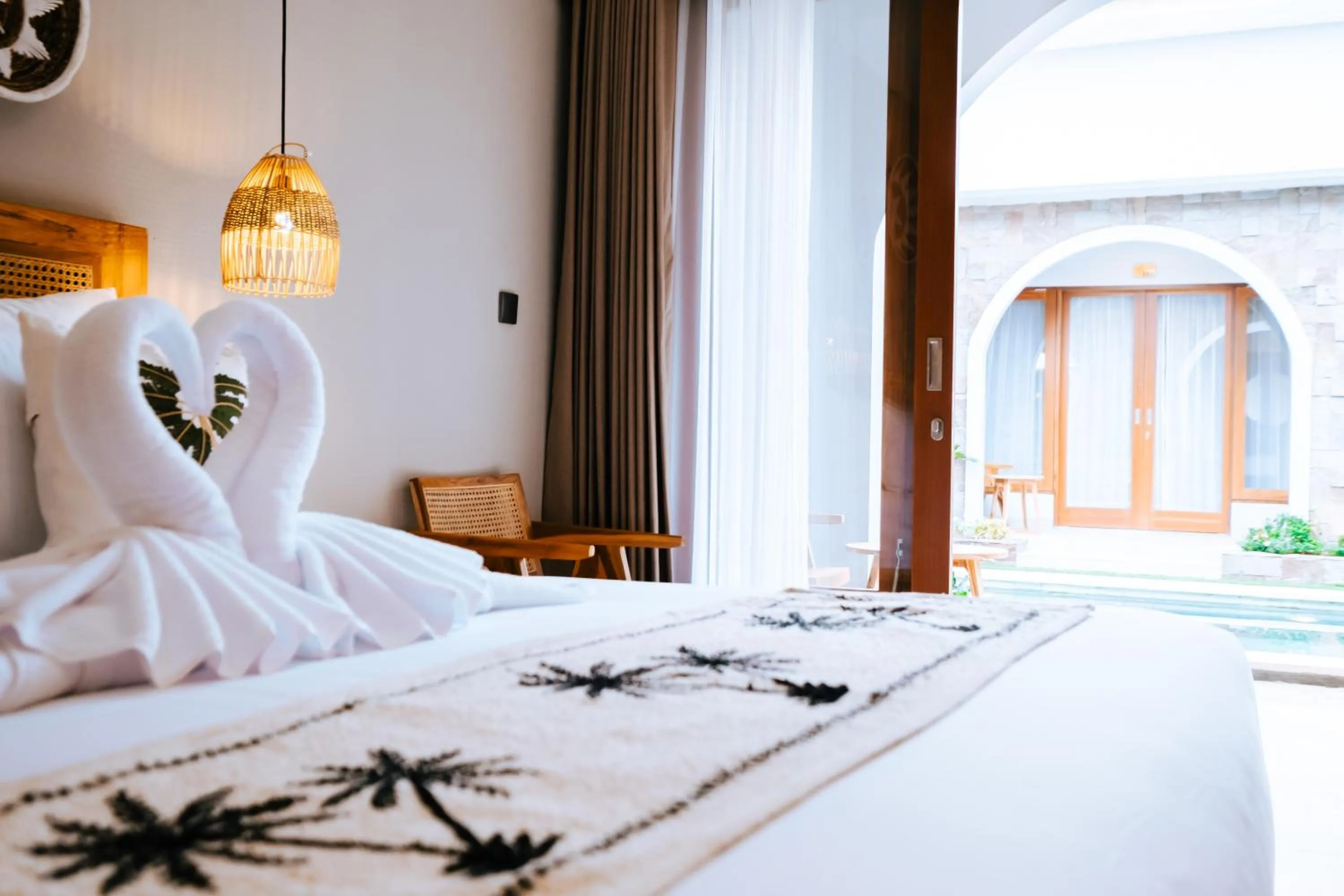 Bed in Villa Koura Kuta