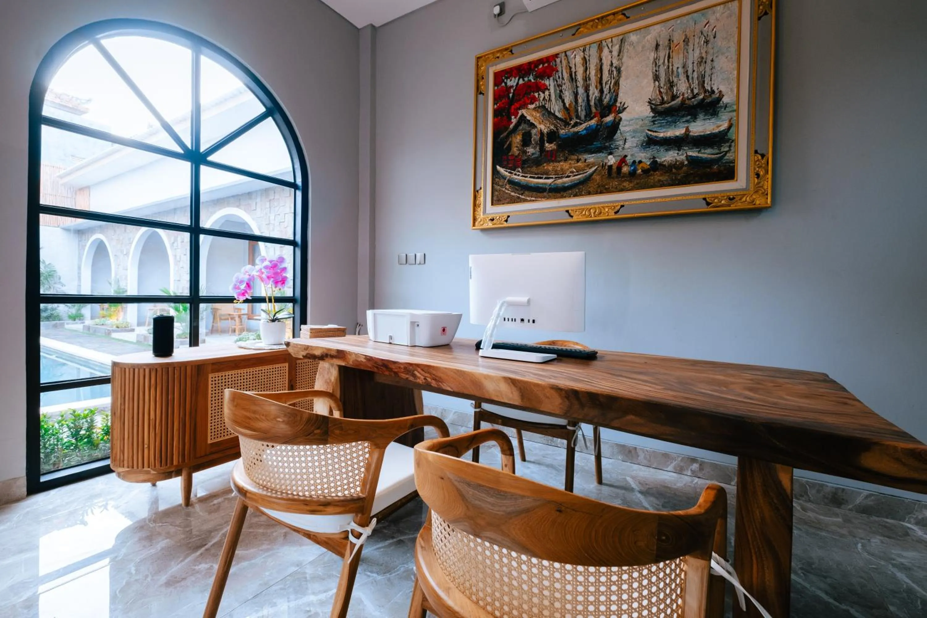 Lobby or reception in Villa Koura Kuta