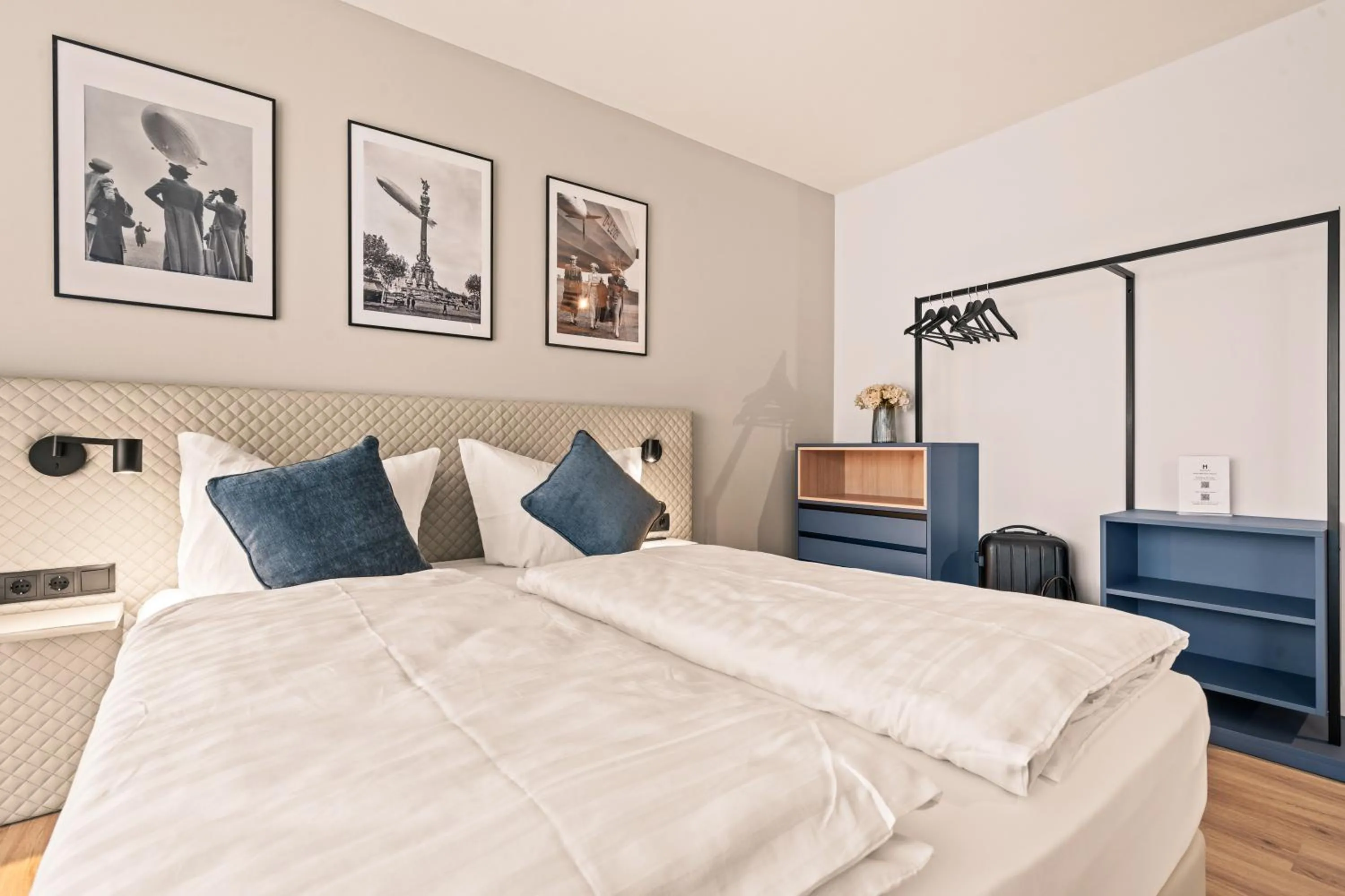 Bed in Motel42-Temporary Living