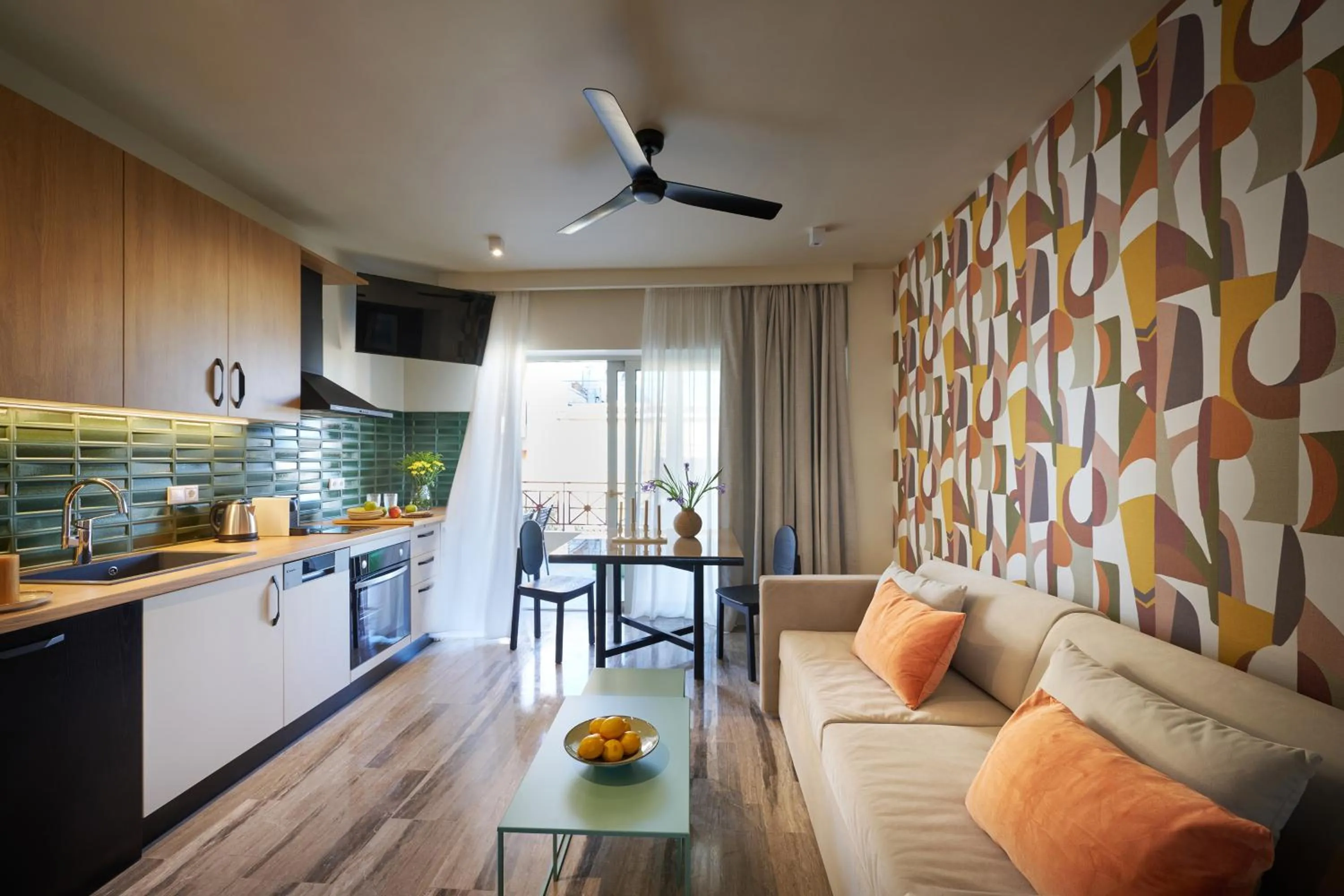 TV and multimedia in Rastoni Acropolis Uniquely Located Stylish Apartments