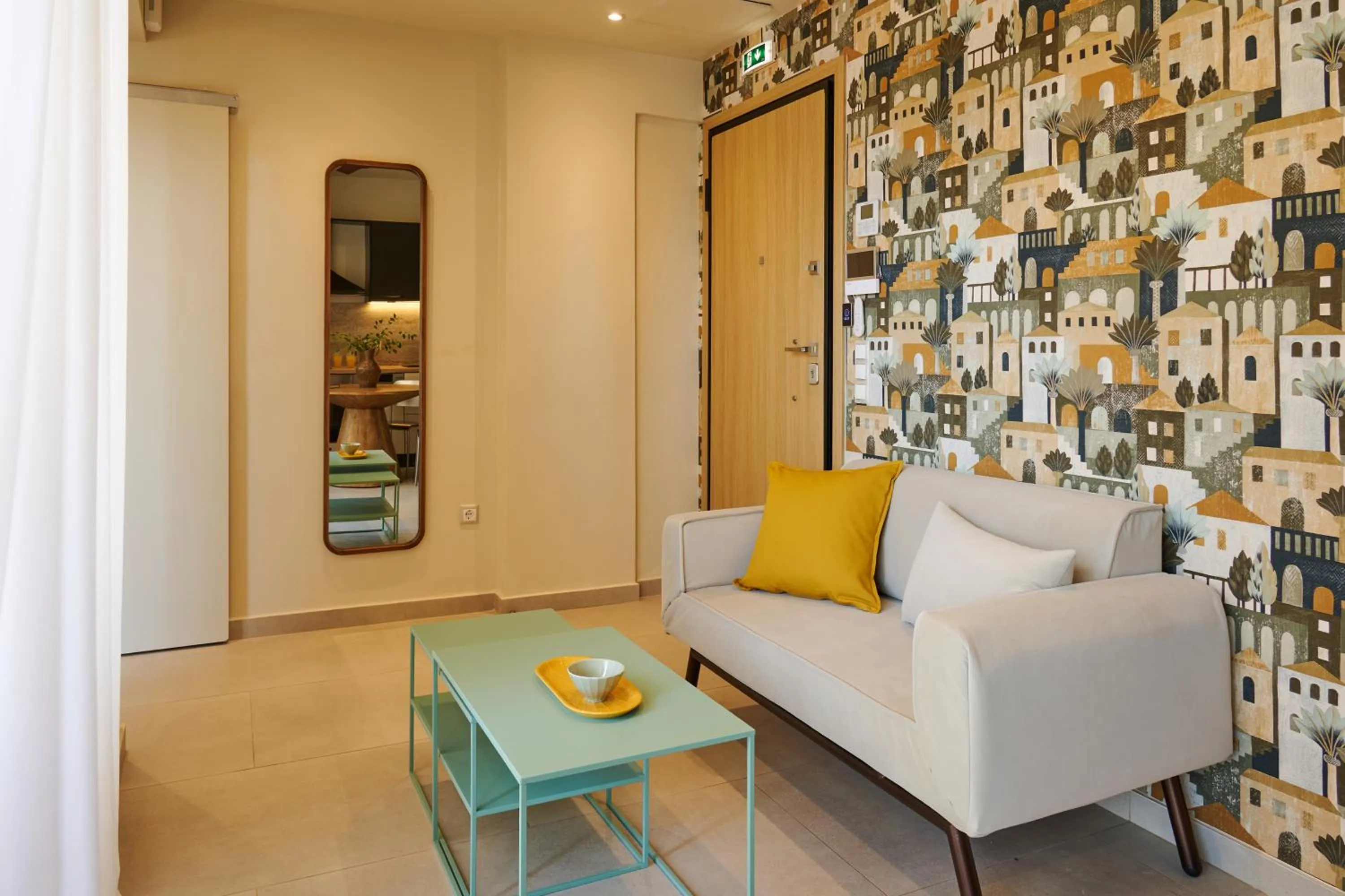 Living room in Rastoni Acropolis Uniquely Located Stylish Apartments