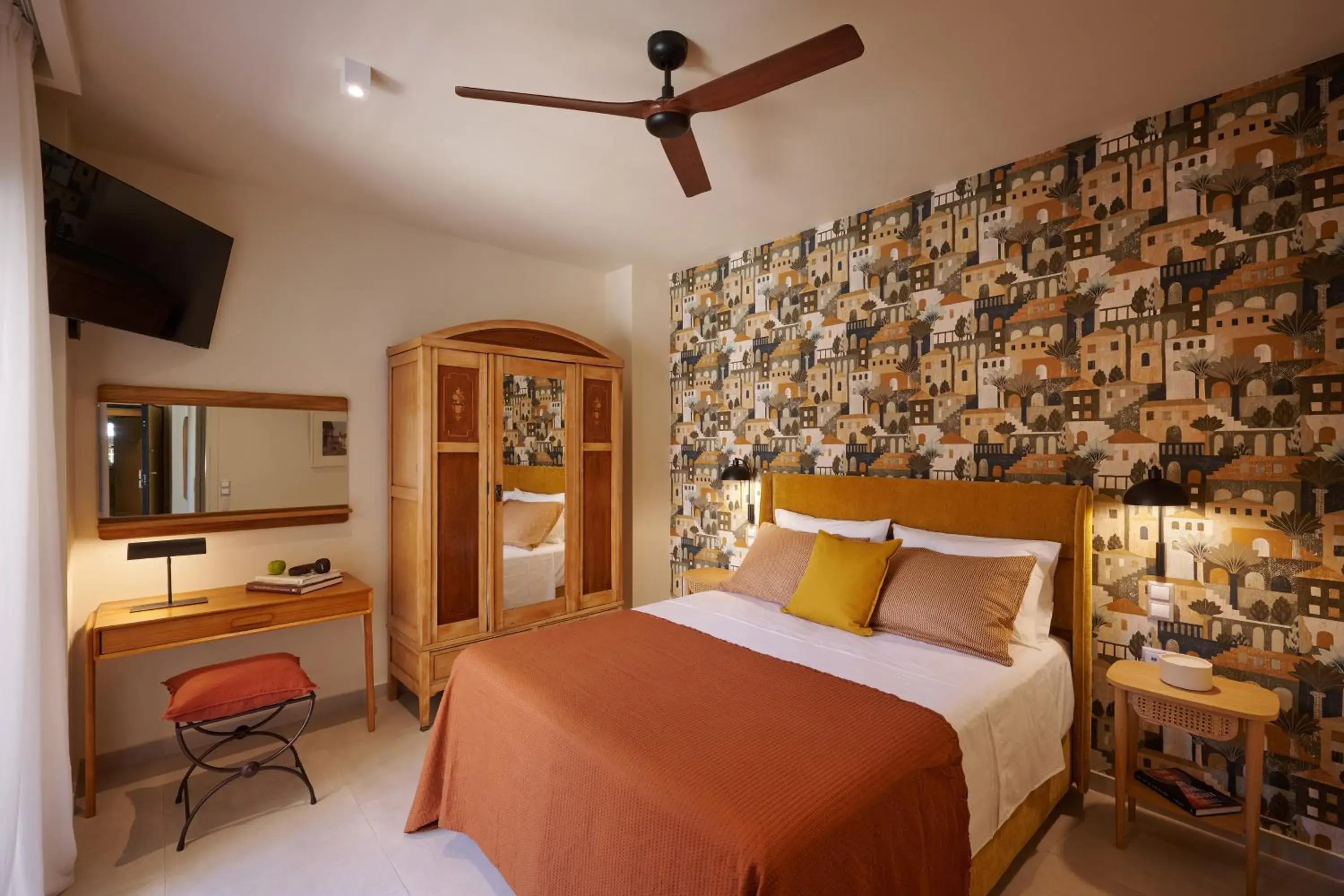 Bed in Rastoni Acropolis Uniquely Located Stylish Apartments Bed in Rastoni Acropolis Uniquely Located Stylish Apartments