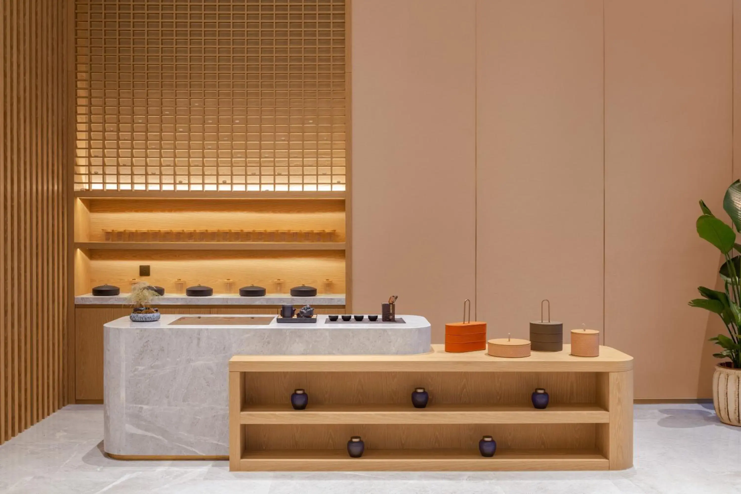 Lobby or reception in Suzhou Xushuguan Blossm House Lobby or reception in Suzhou Xushuguan Blossm House