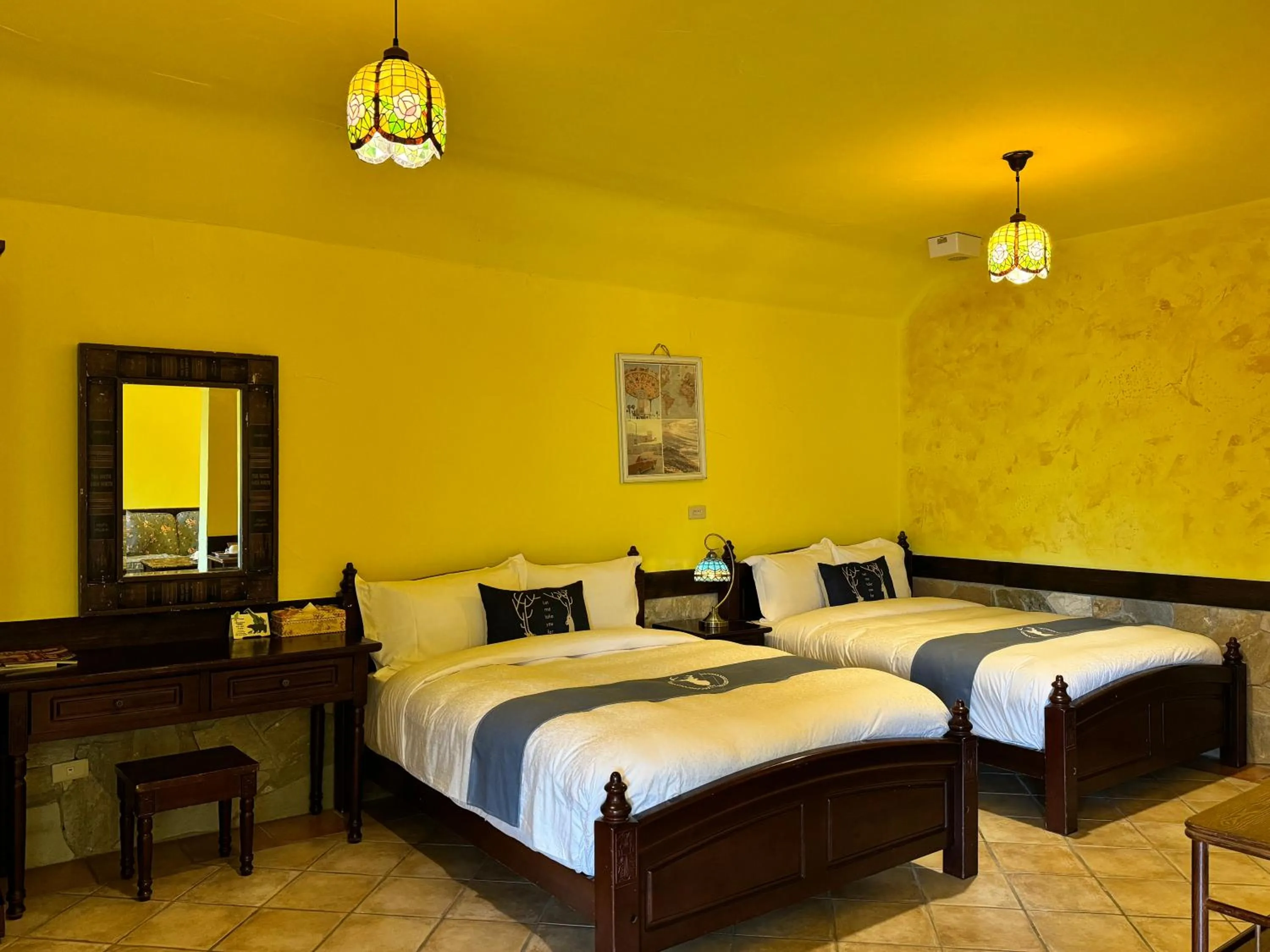 On site, Bed in 日初雲來民宿