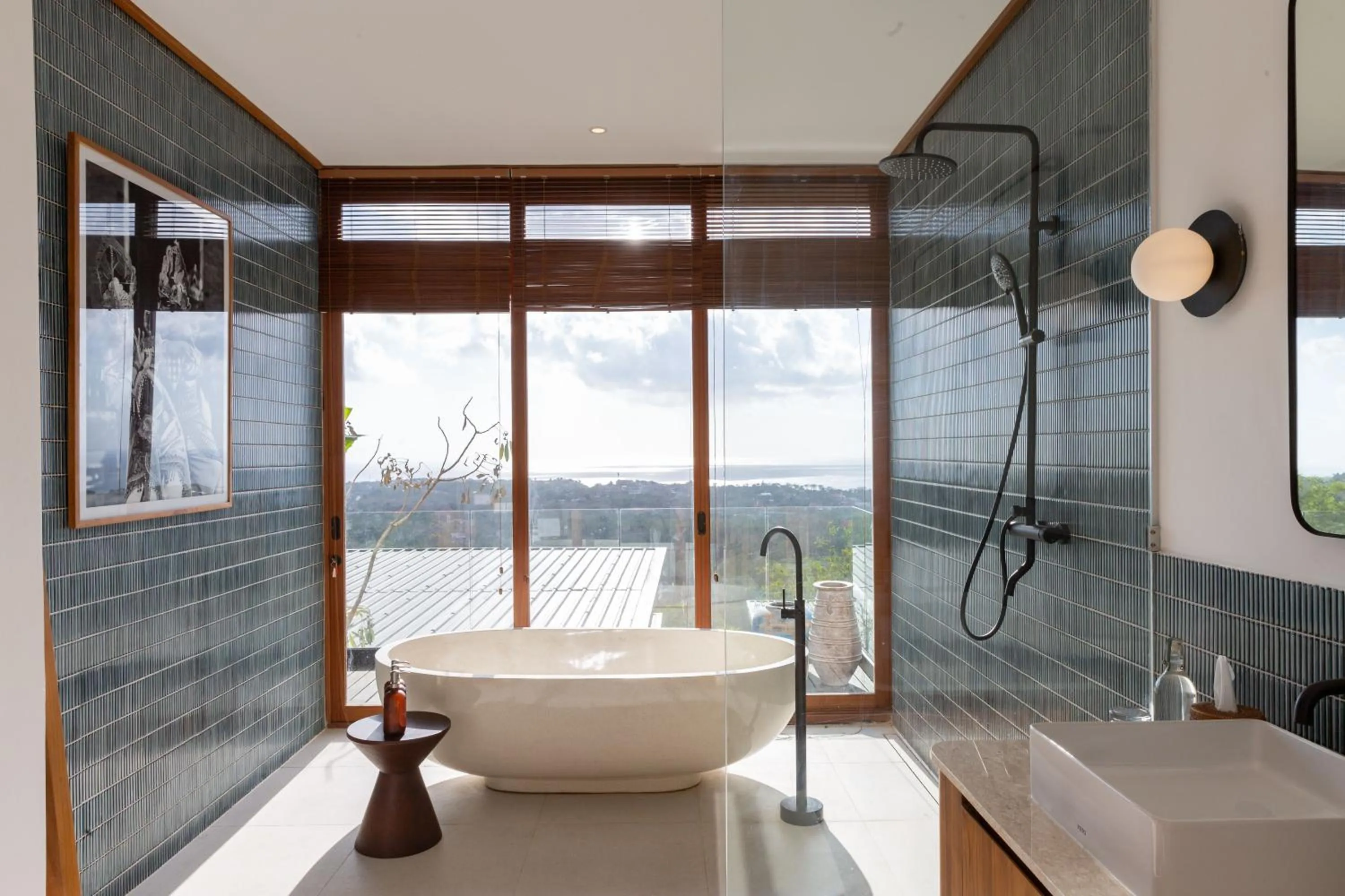 Bathroom in Ocean View Villas by Grün