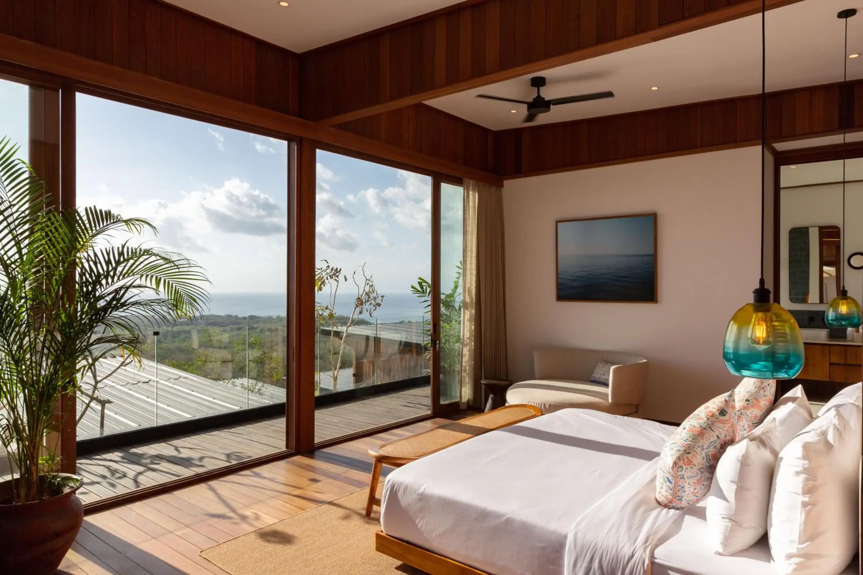 Bedroom, Bed in Ocean View Villas by Grün Bedroom, Bed in Ocean View Villas by Grün
