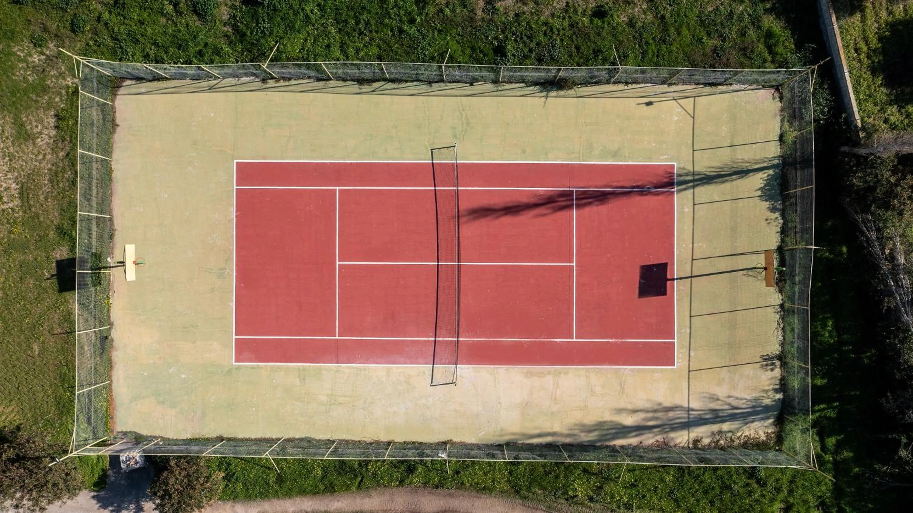 Tennis court in Aegean Bay Hotel