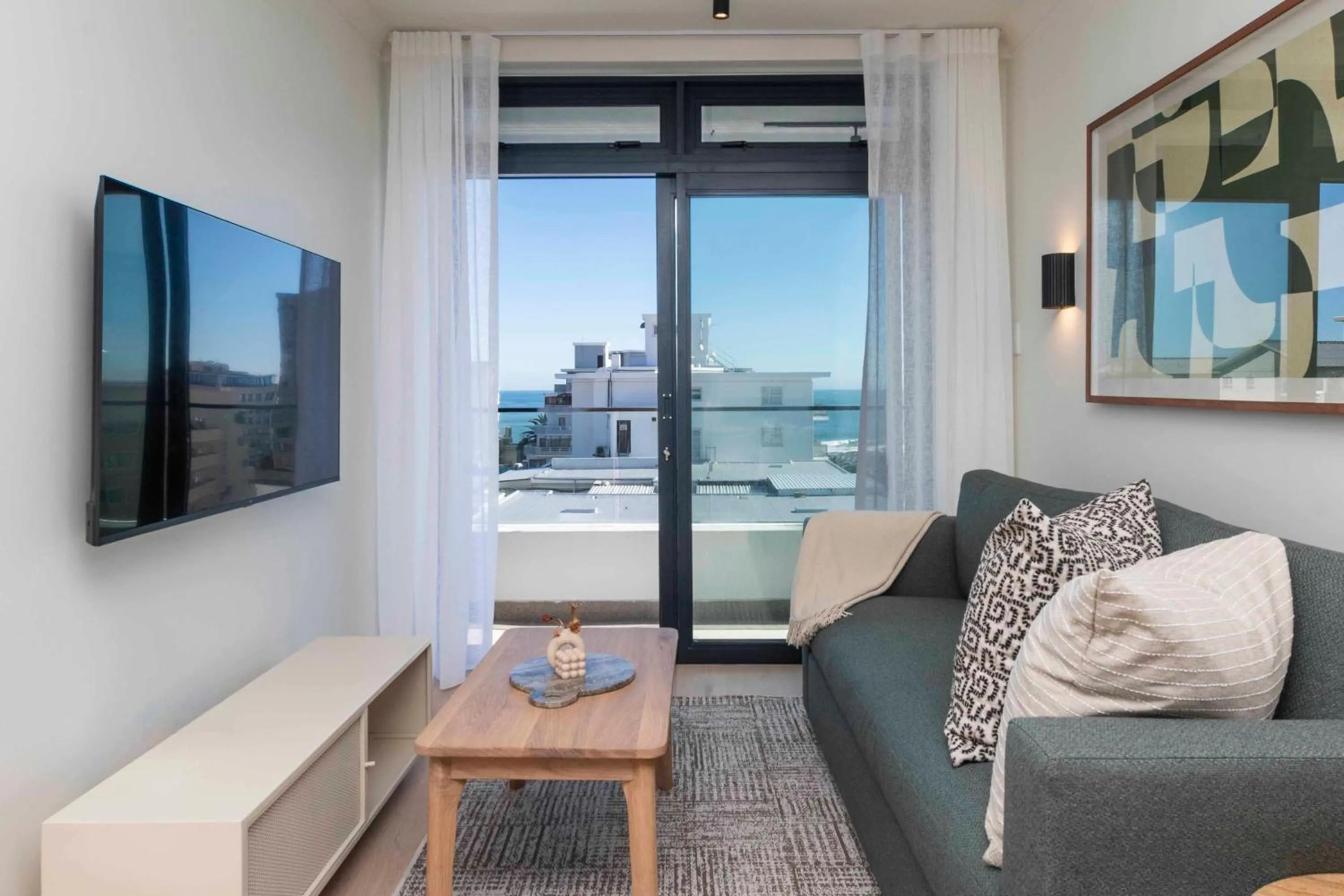 TV and multimedia in The Sage Aparthotel by Totalstay
