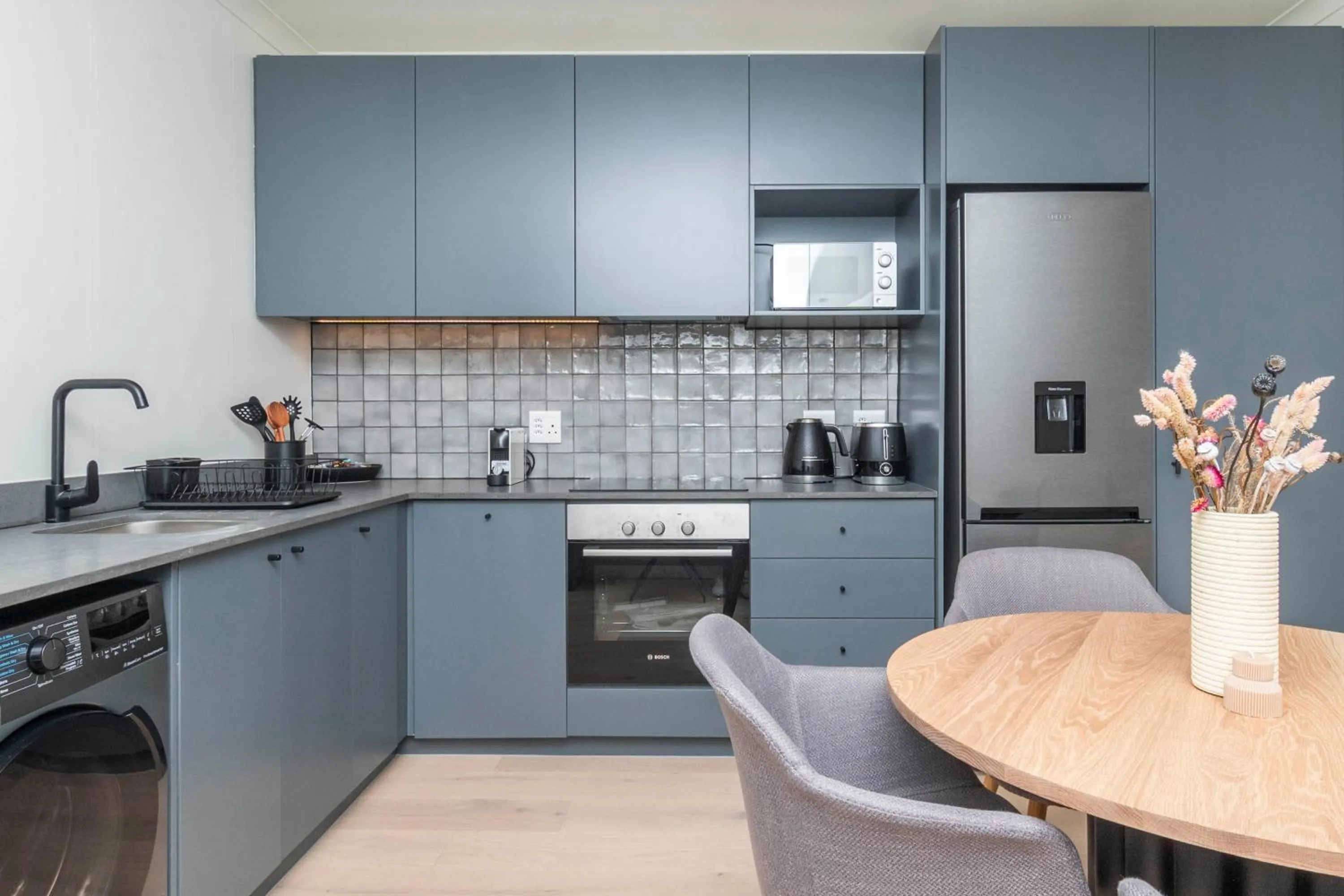 Kitchen or kitchenette in The Sage Aparthotel by Totalstay