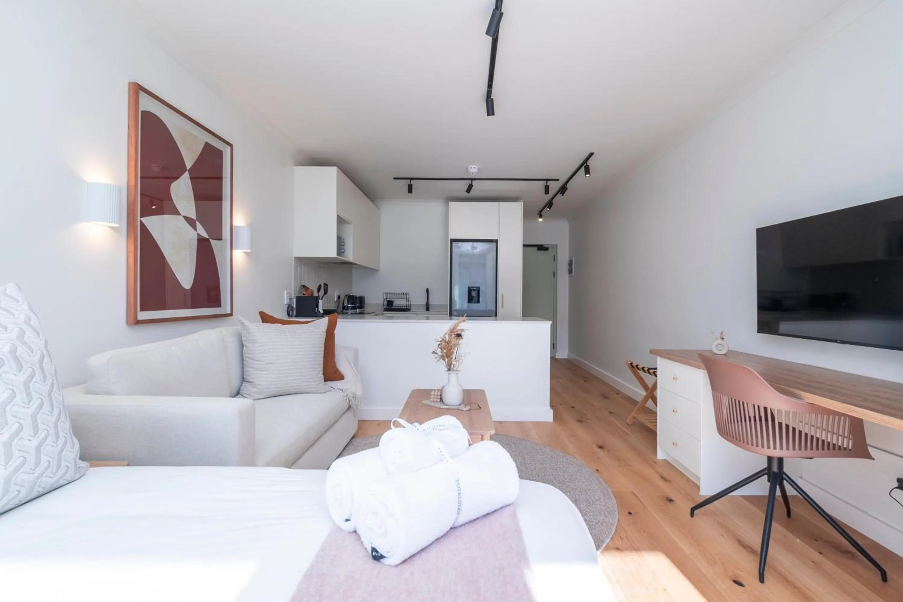 TV and multimedia in The Sage Aparthotel by Totalstay