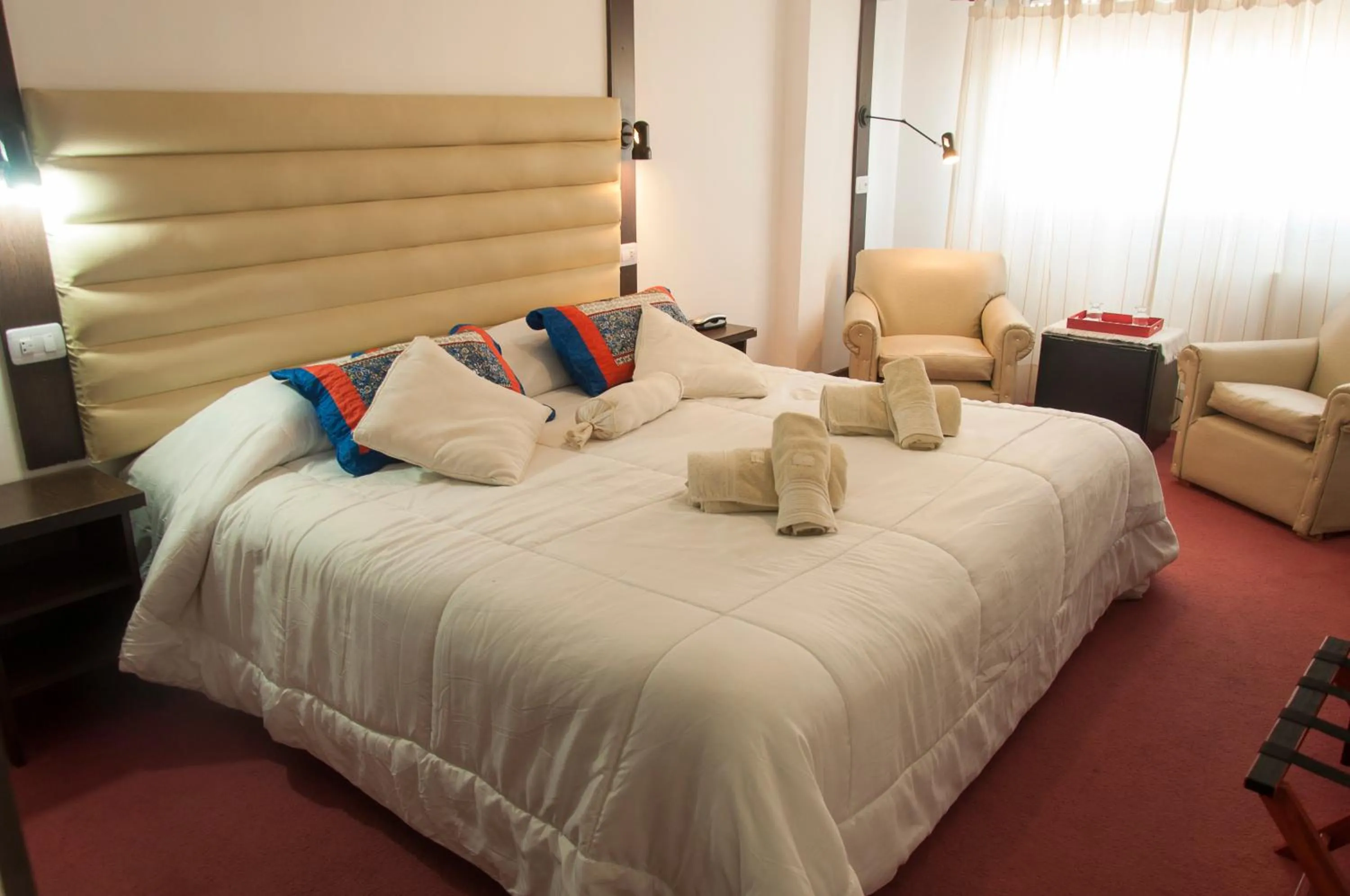 Bed in Hotel Savoia