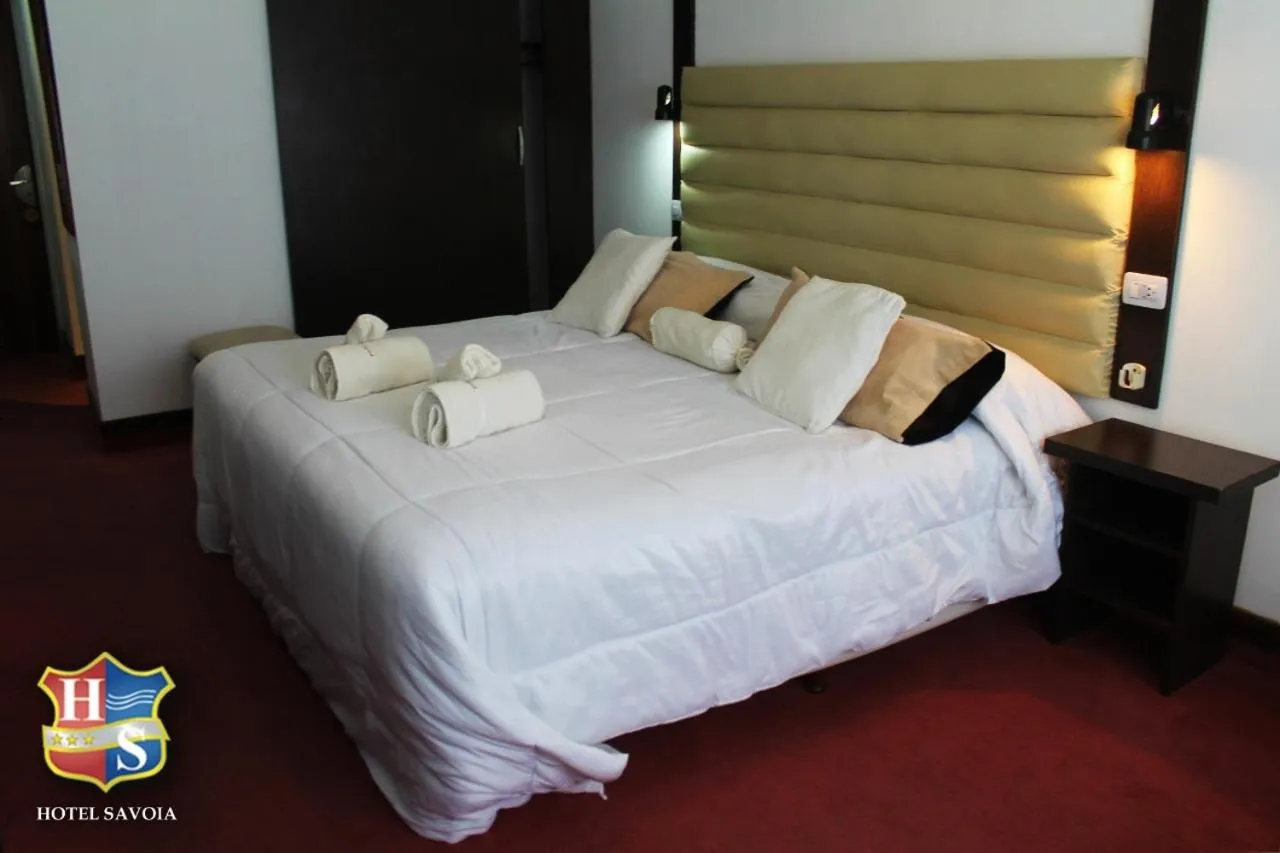Bed in Hotel Savoia