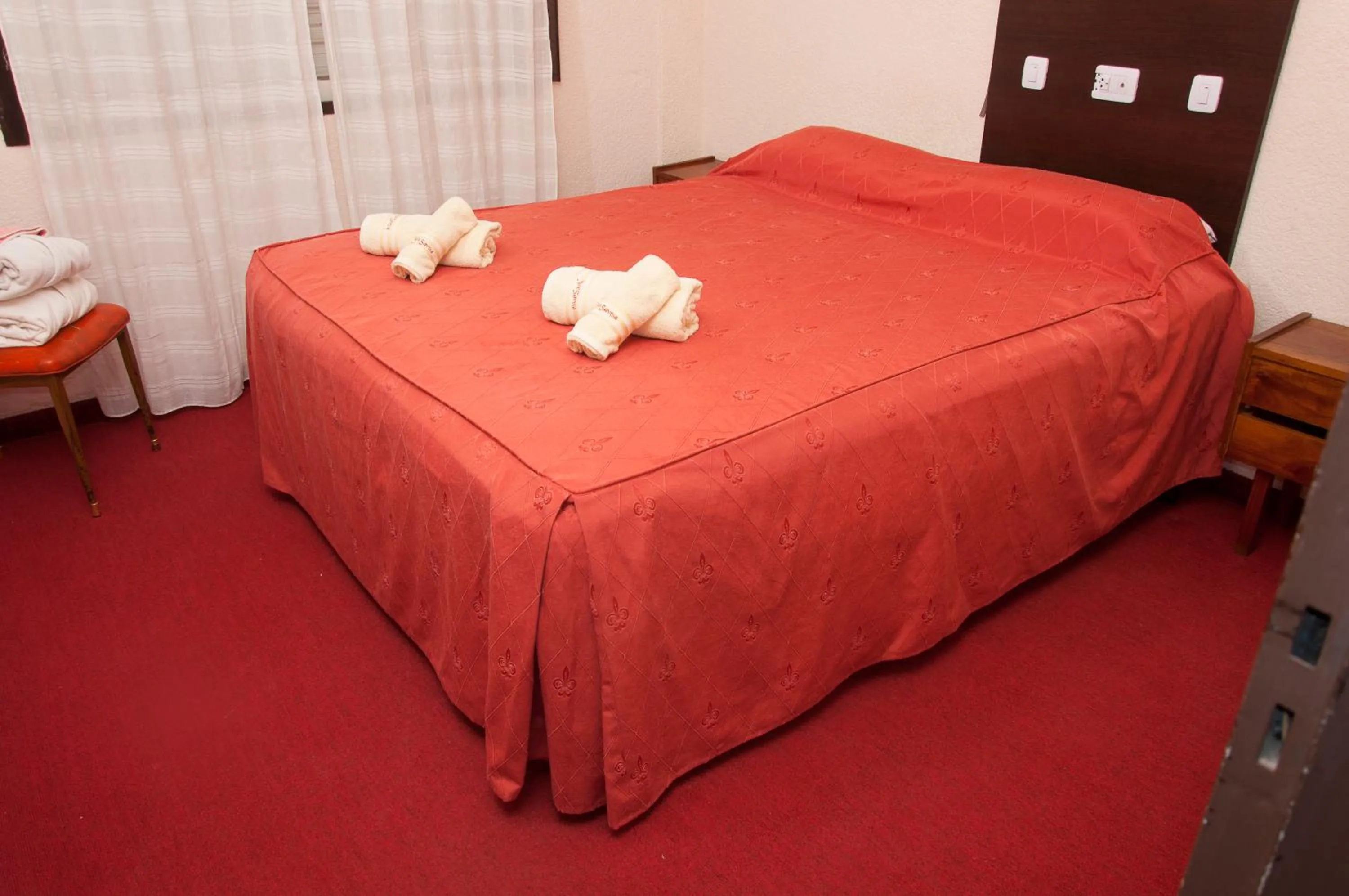 Bed in Hotel Savoia