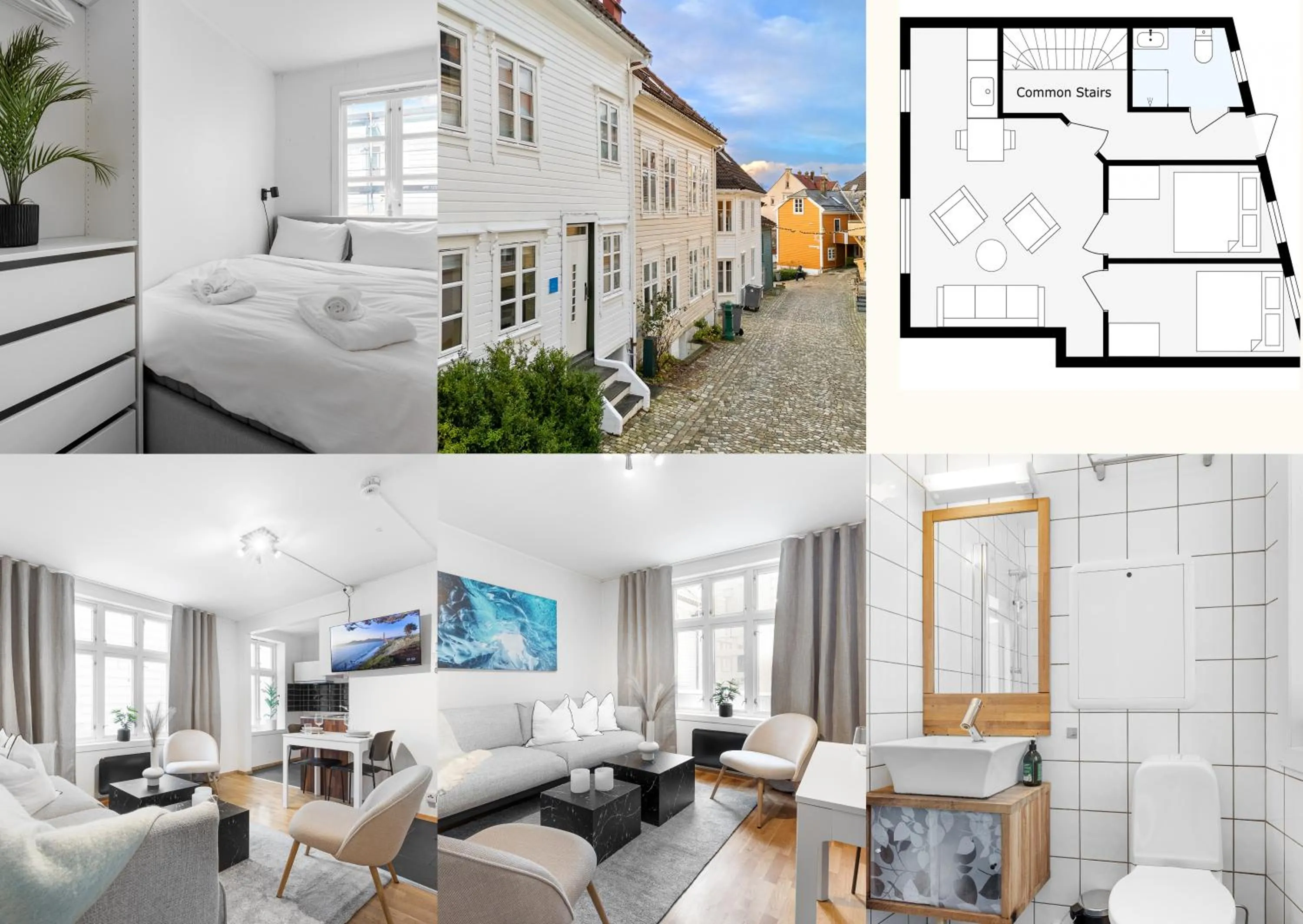 Homerentals Apartments - Behind Bryggen & historic cobblestone streets - 2 Floor renovated from february 2025