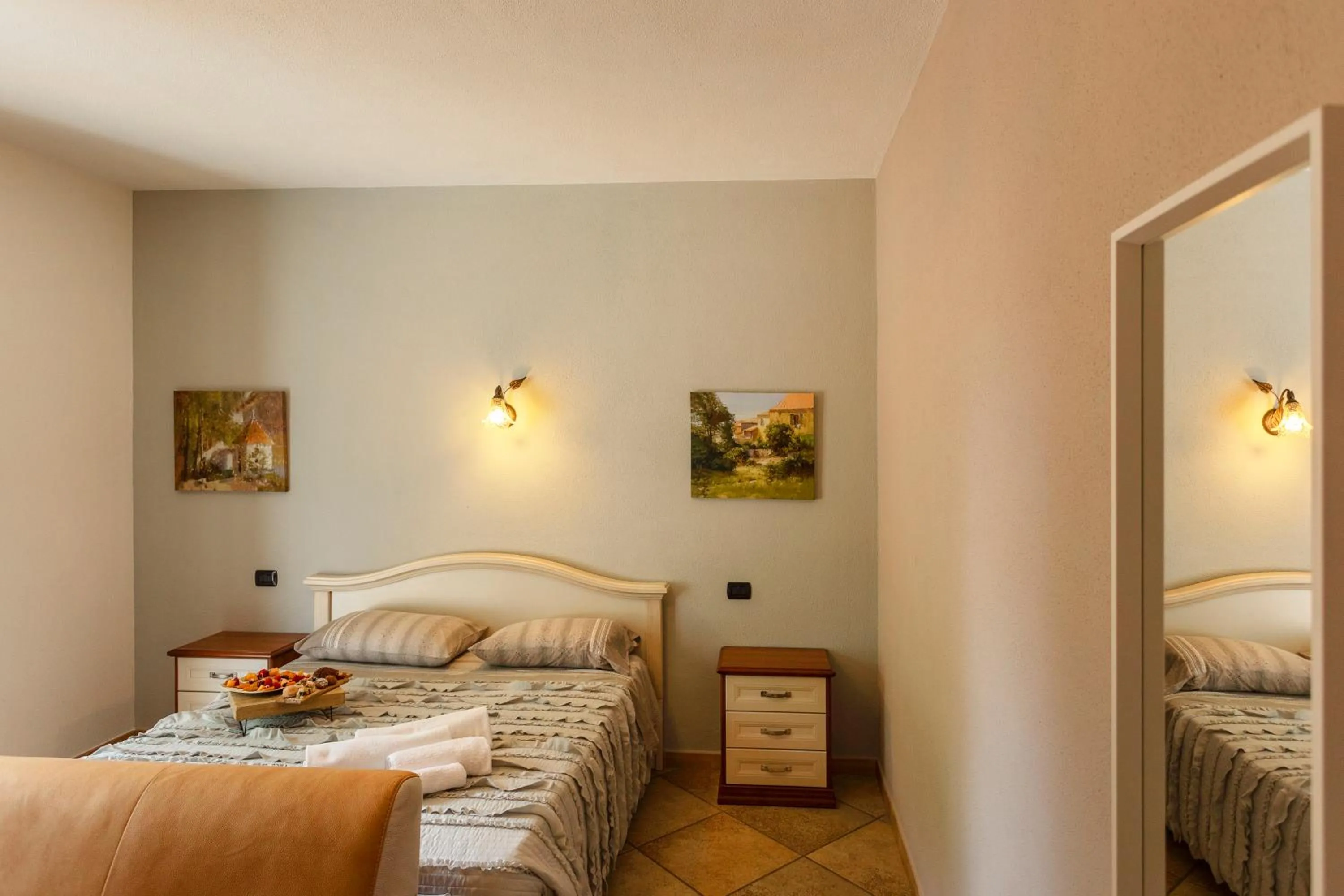 Bed in Agriturismo La Sfruscià Resort