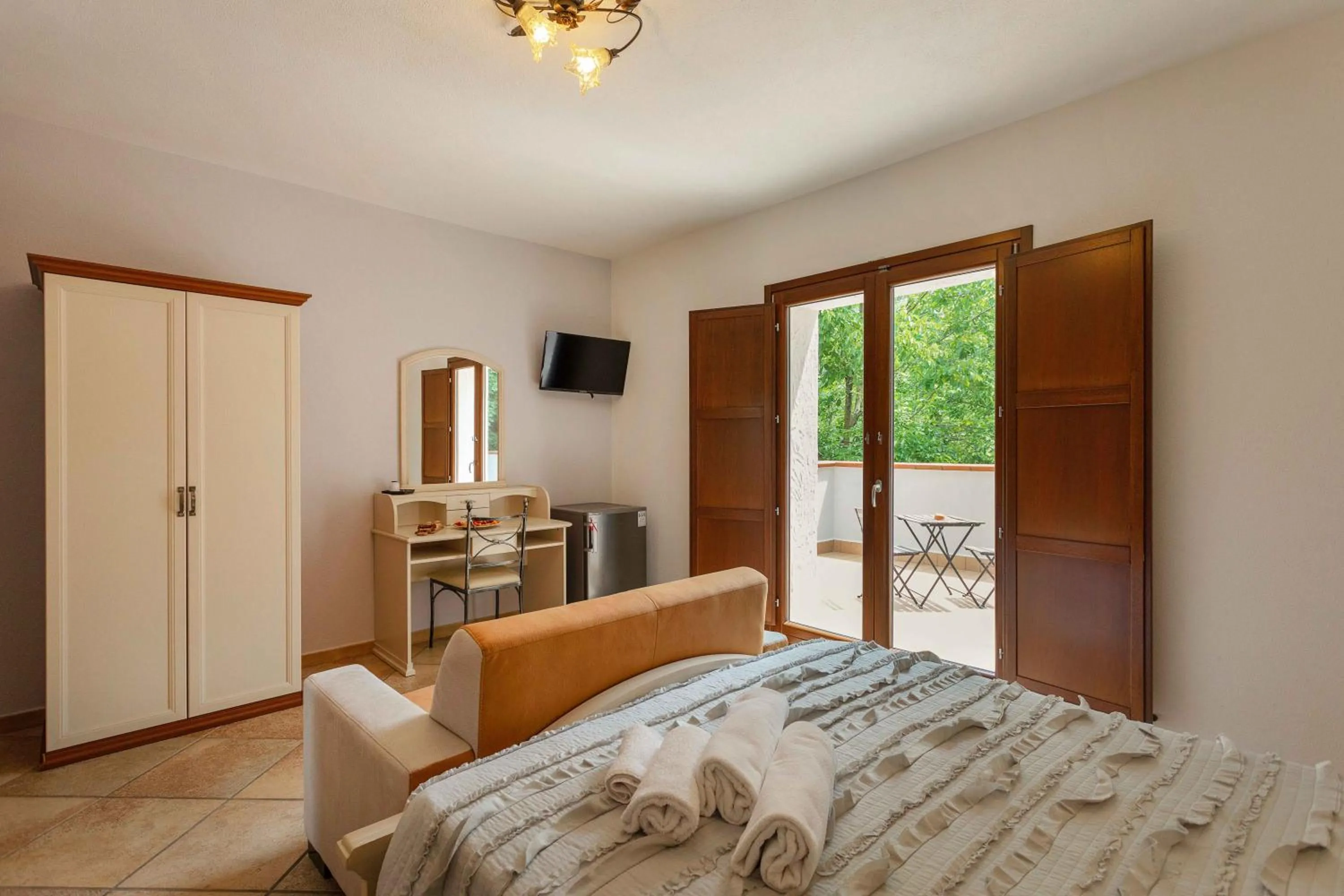 Bed in Agriturismo La Sfruscià Resort