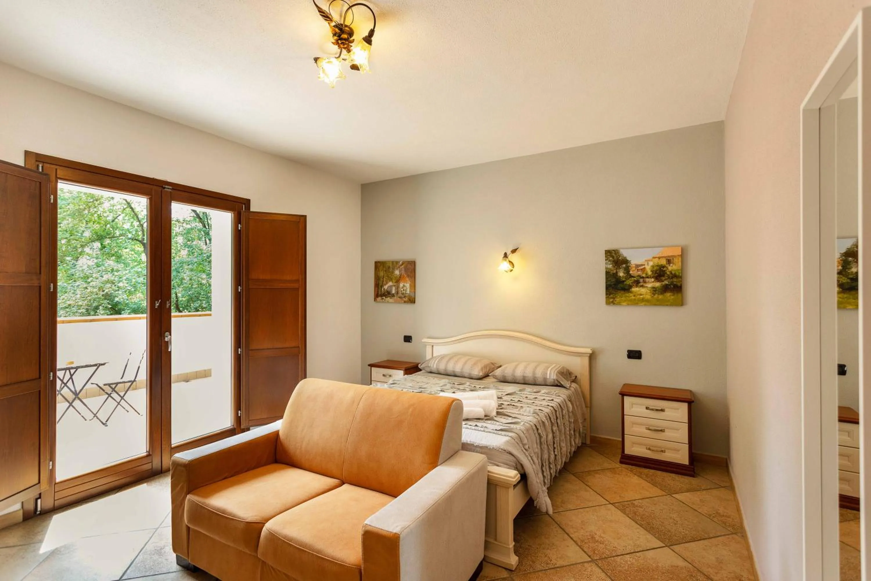 Bed in Agriturismo La Sfruscià Resort