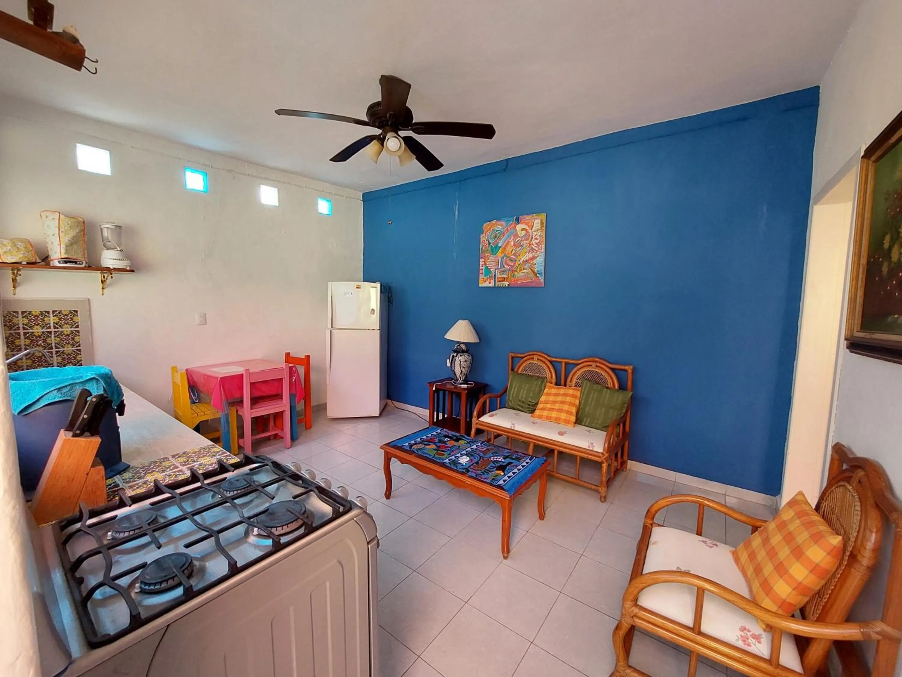 Kitchen or kitchenette in Hotel Maria's Nicte Ha