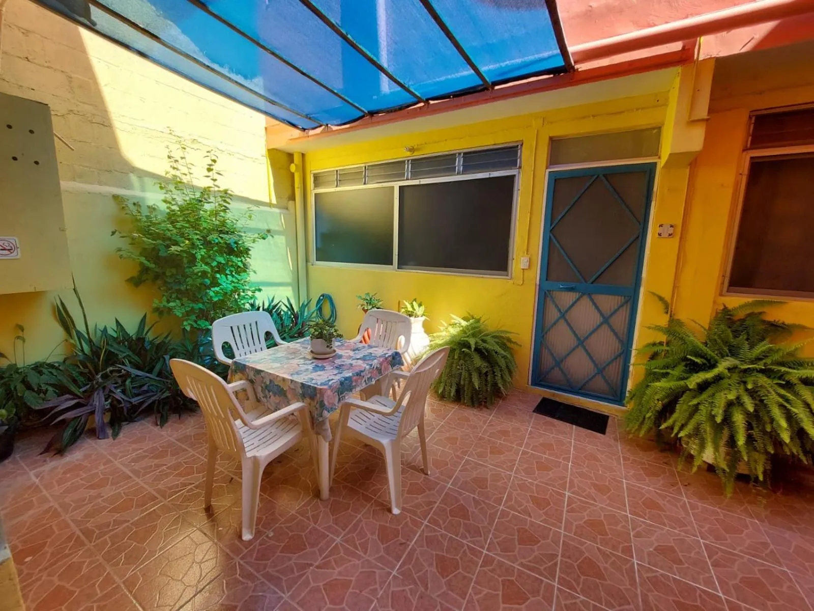 Patio in Hotel Maria's Nicte Ha