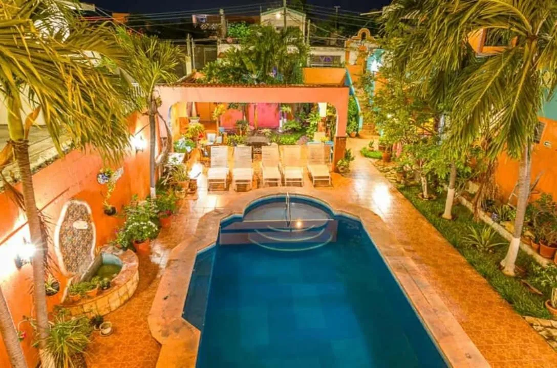 Patio in Hotel Maria's Nicte Ha