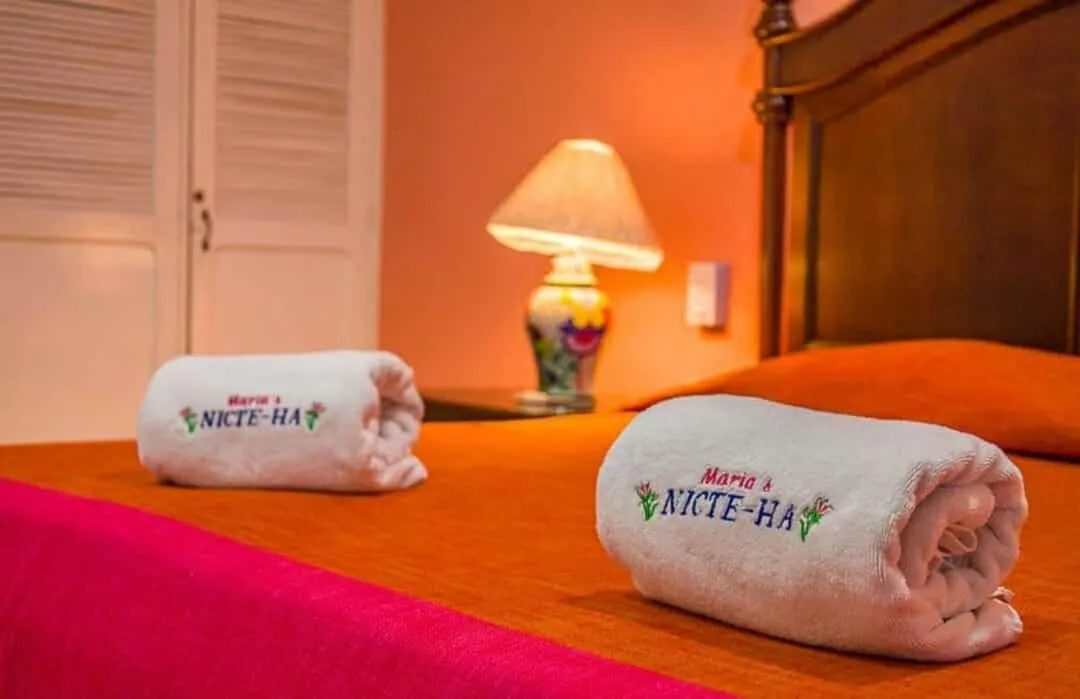 Bed in Hotel Maria's Nicte Ha