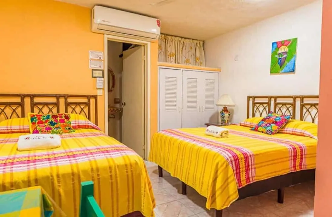 Bed in Hotel Maria's Nicte Ha