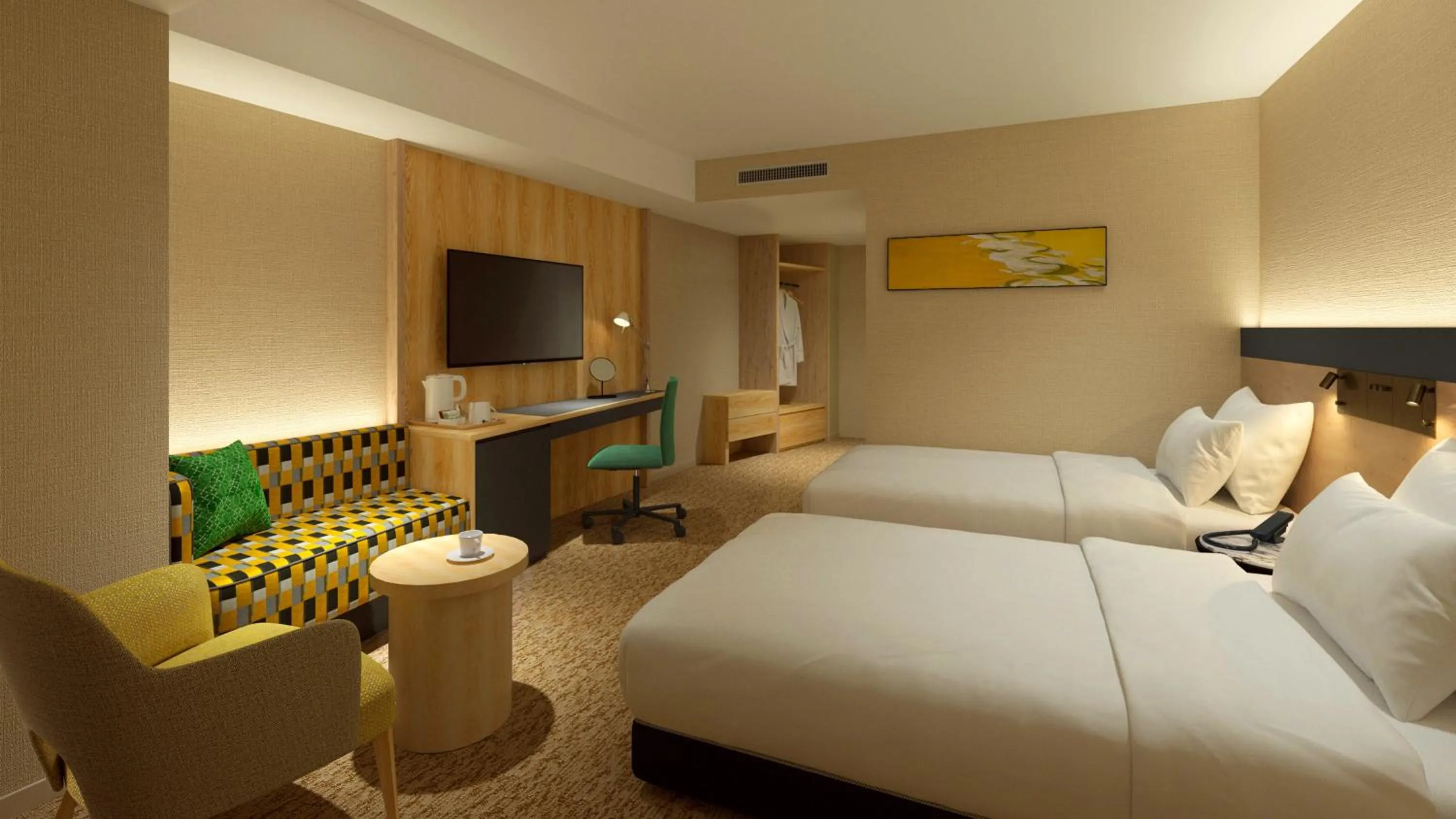 Photo of the whole room, Bed in ANA Crowne Plaza Niigata by IHG