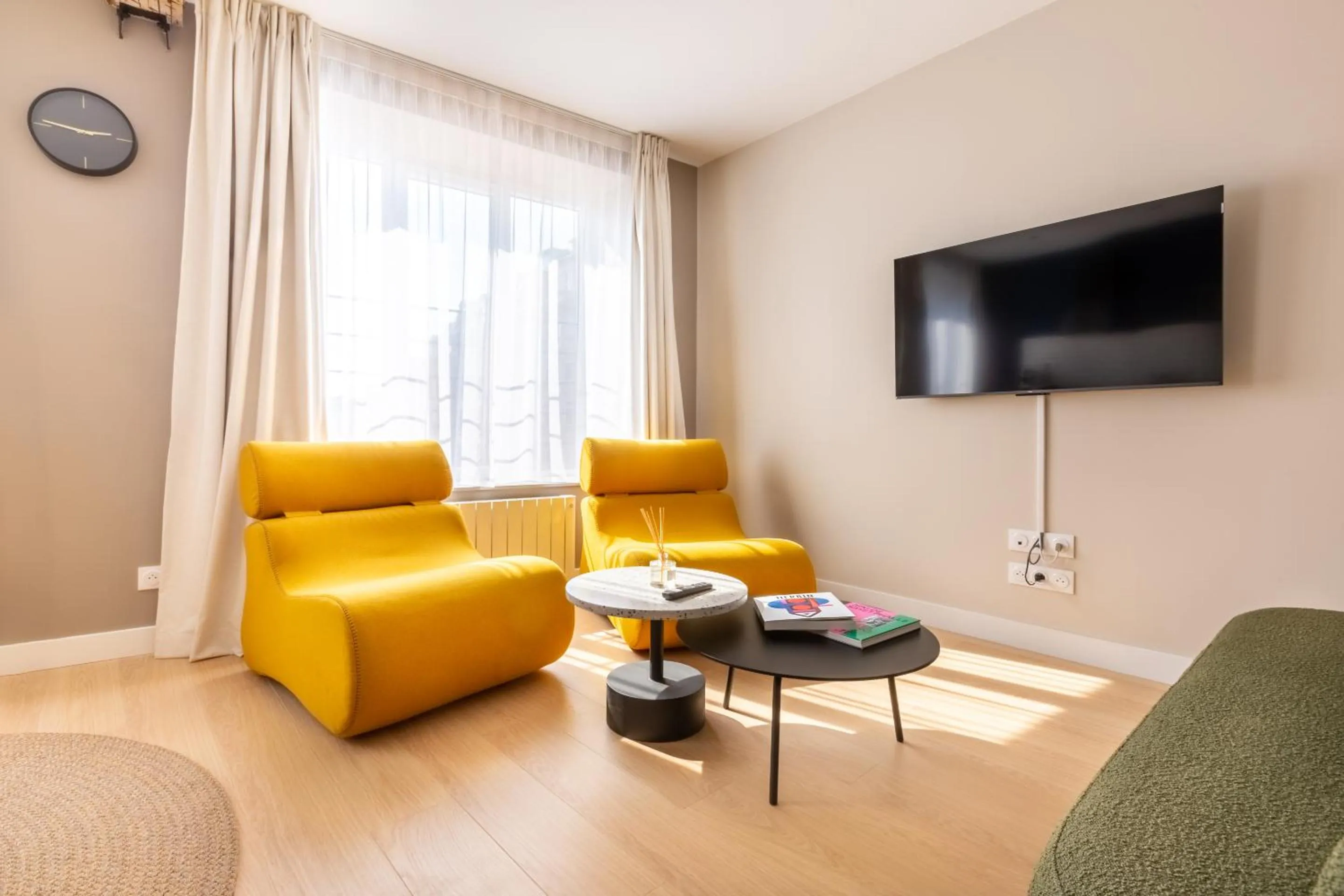 Living room in Au Chat Qui Dort Lille - Gare