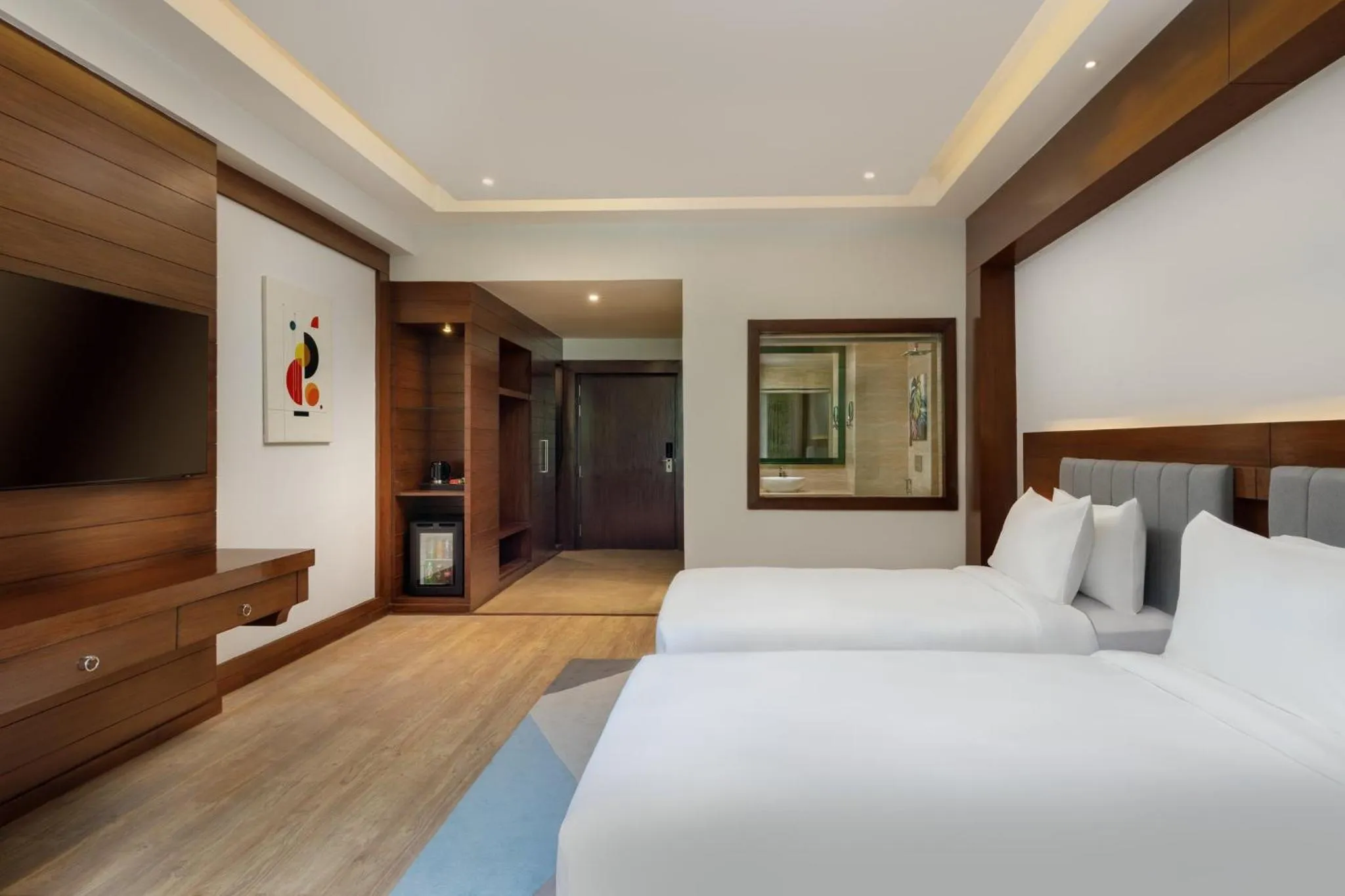 Photo of the whole room, Bed in Holiday Inn Resort Kathmandu Budhanilkantha by IHG